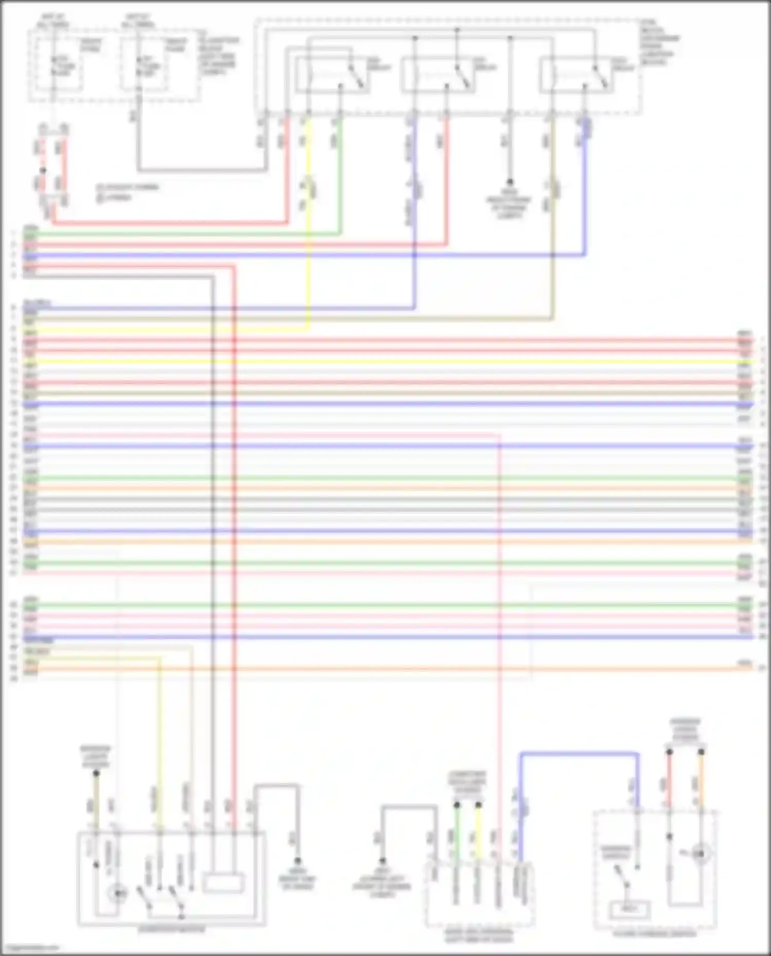 Santa Fe Hyundai V (2023-2024): Forced entry circuit (2 of 8)