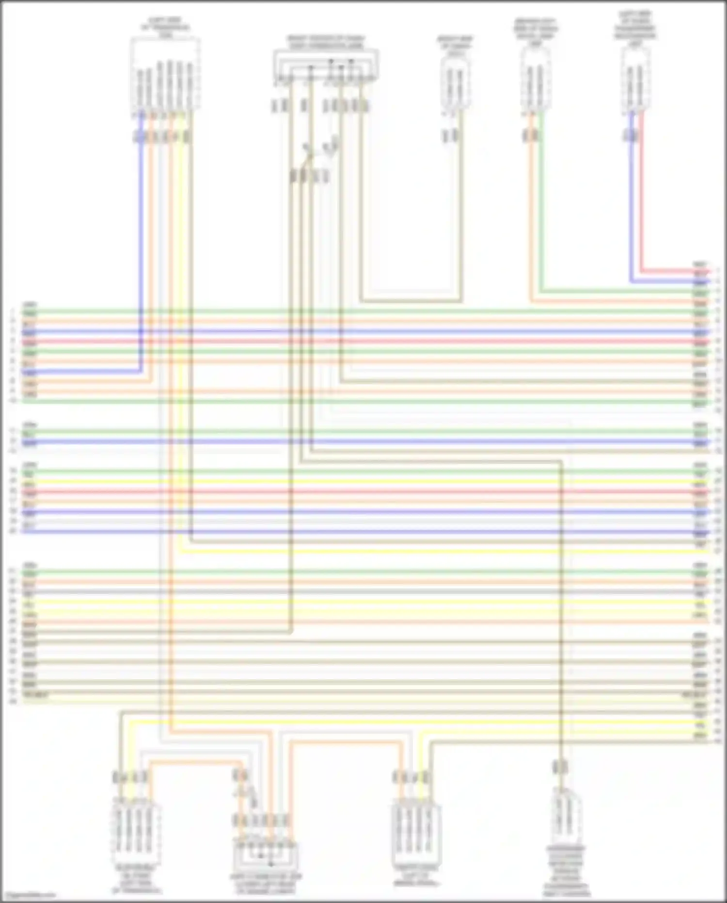 Santa Fe Hyundai V (2023-2024): Computer data lines circuit, except hybrid (2 of 10)