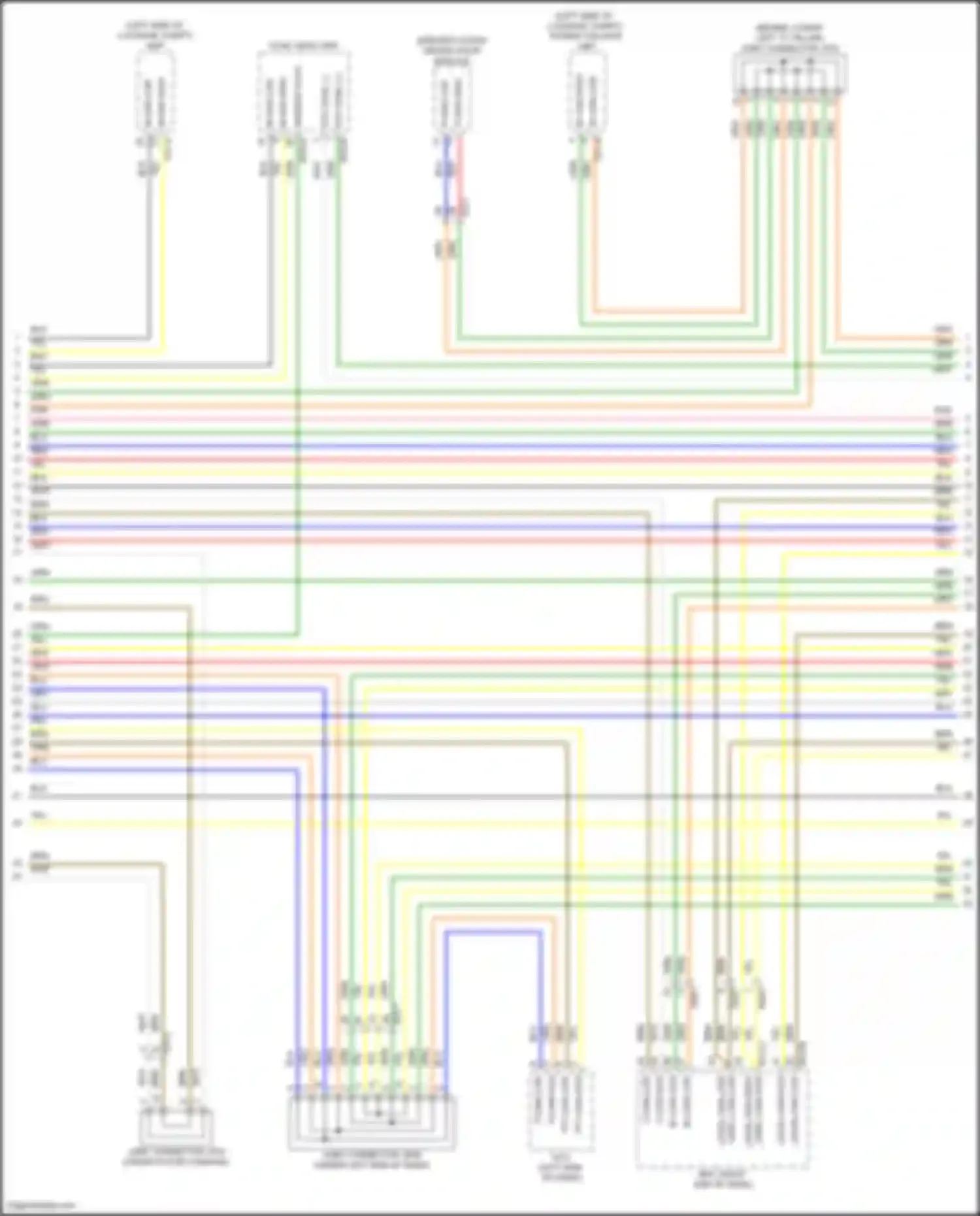 Santa Fe Hyundai V (2023-2024): Computer data lines circuit, except hybrid (5 of 10)