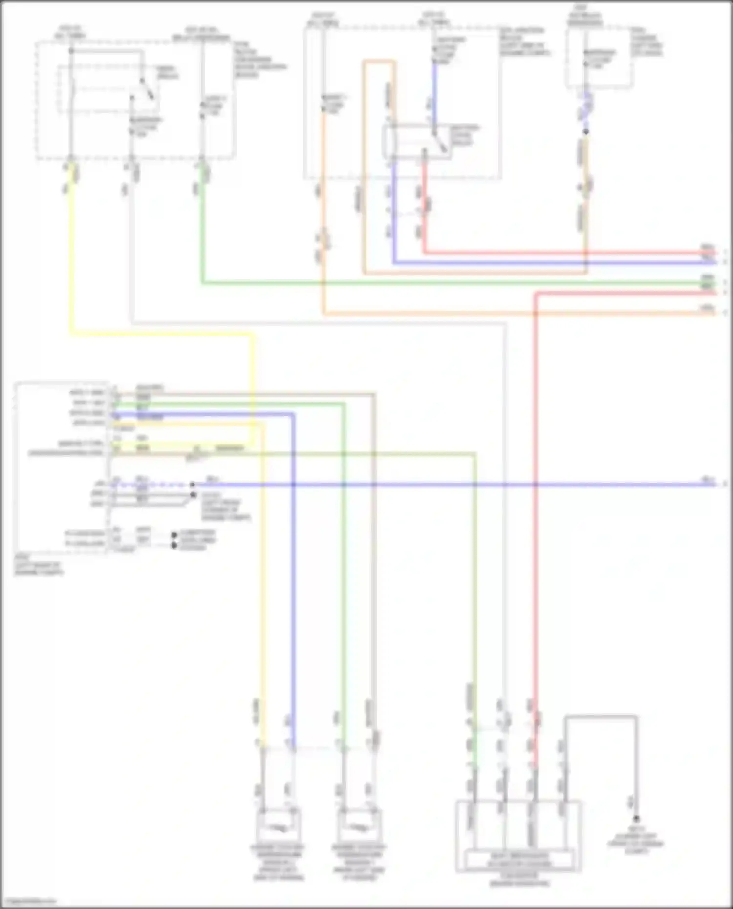 Santa Fe Hyundai V (2023-2024): Cooling fan circuit, hybrid (1 of 2)