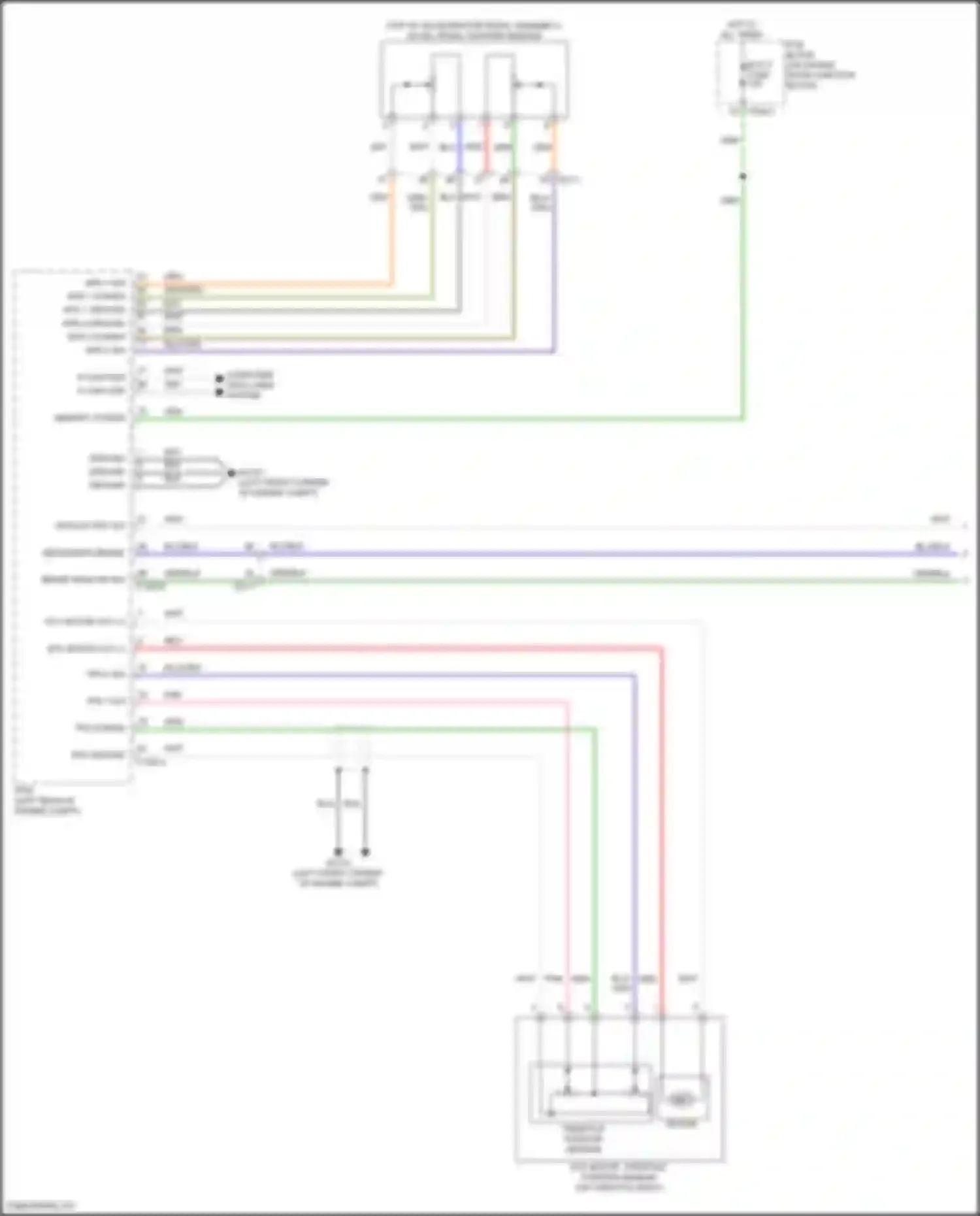 Santa Fe Hyundai V (2023-2024): Cruise control circuit, except hybrid (1 of 3)