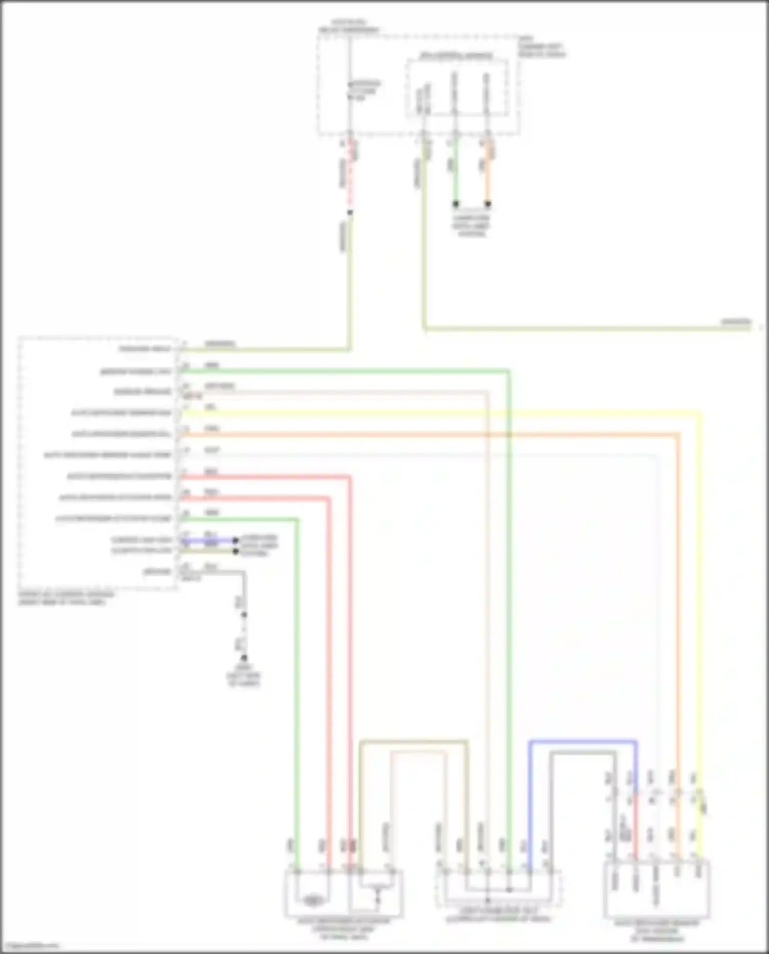 Santa Fe Hyundai V (2023-2024): Defoggers circuit, w/o memory (1 of 2)