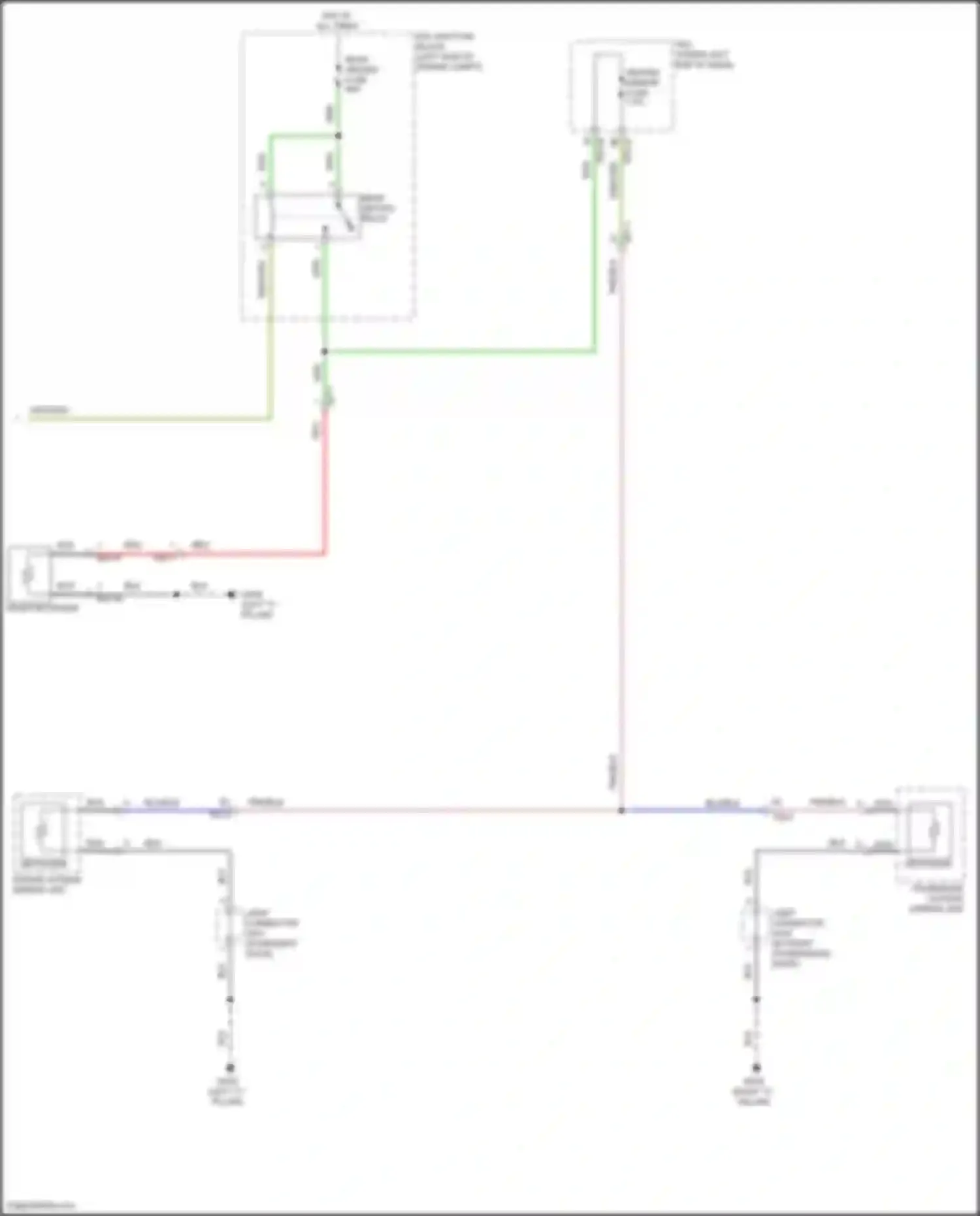 Santa Fe Hyundai V (2023-2024): Defoggers circuit, w/o memory (2 of 2)