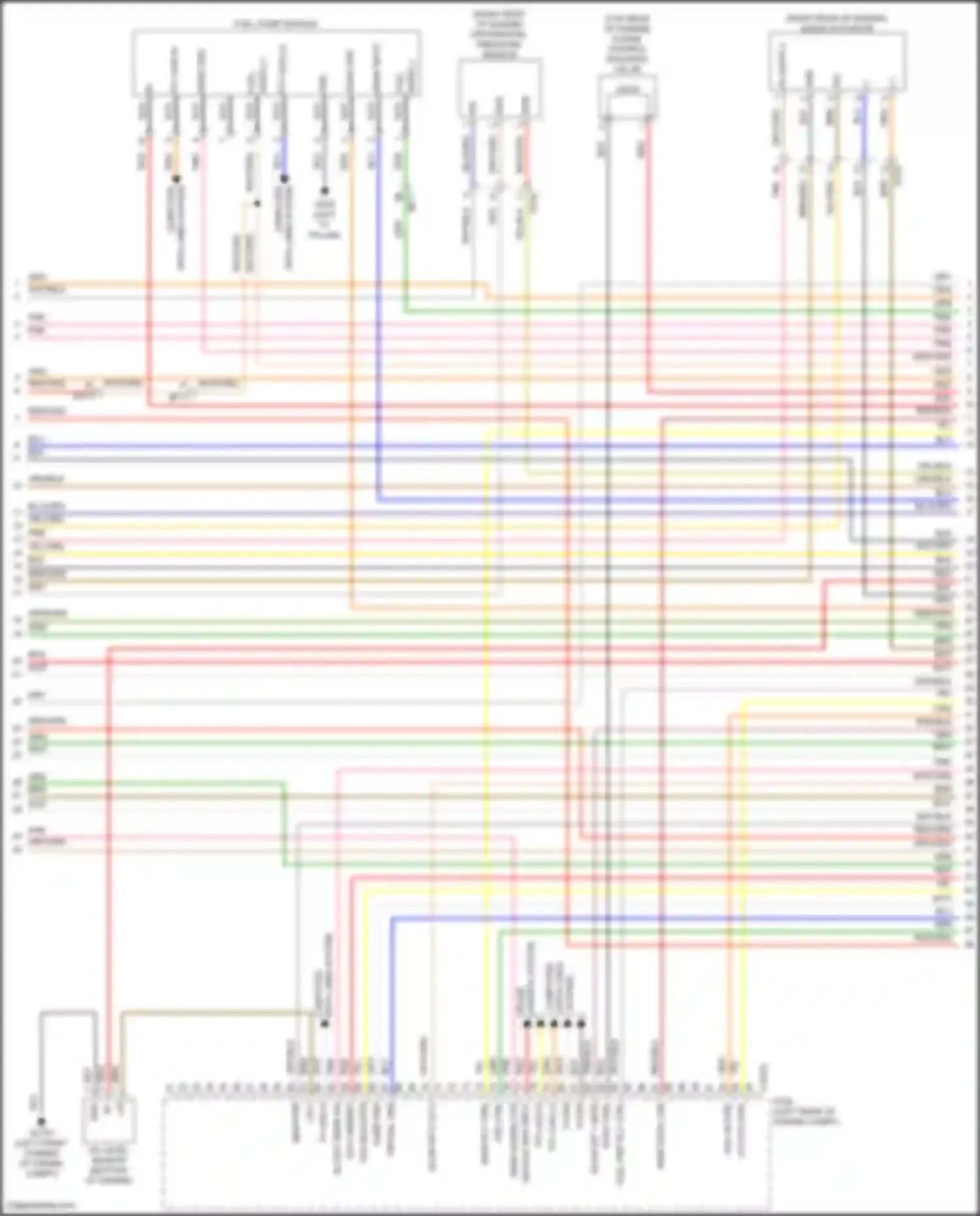 Santa Fe Hyundai V (2023-2024): Wiring diagram engine performance 1.6l turbo hybrid, engine controls circuit (4 of 8)