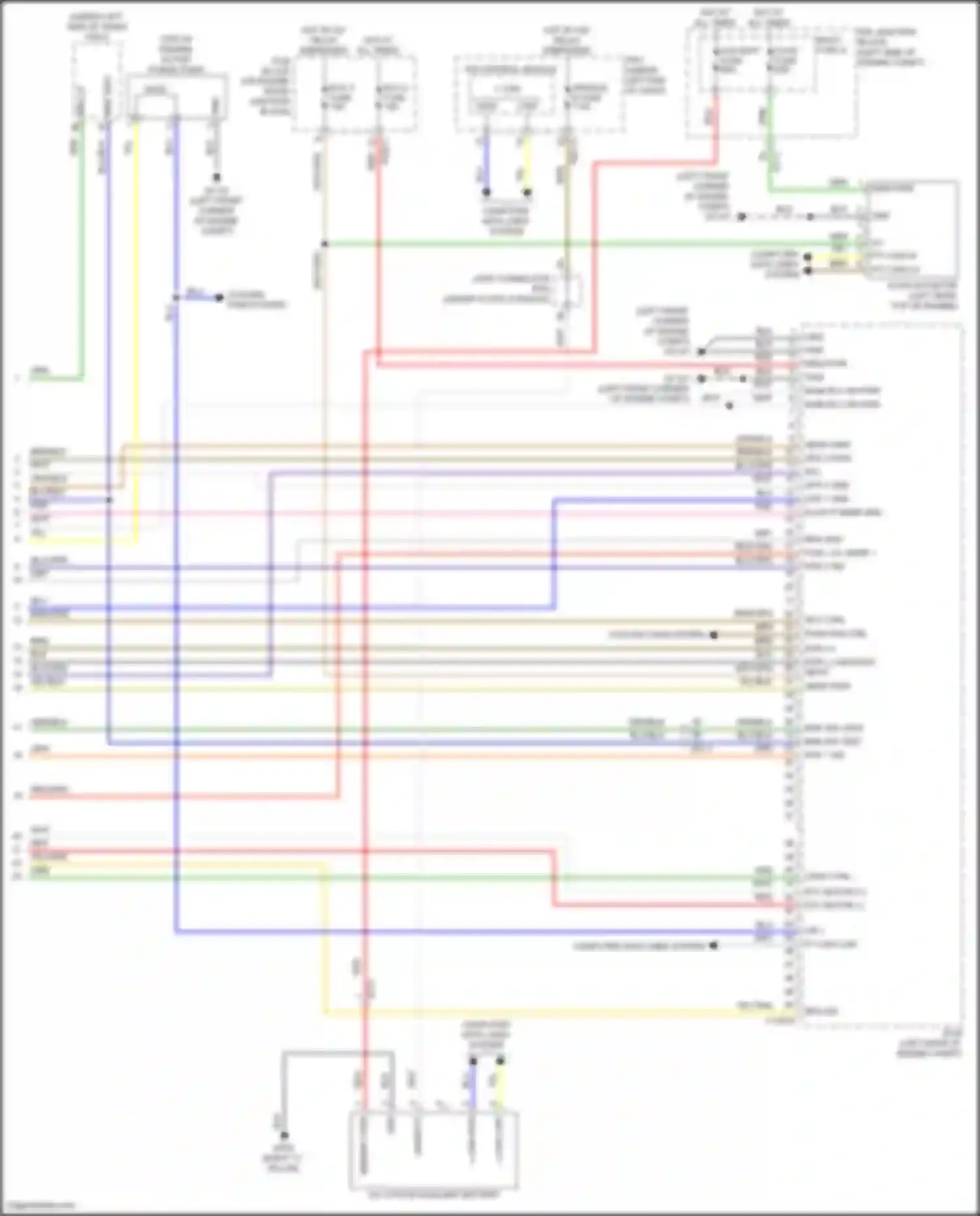 Santa Fe Hyundai V (2023-2024): Wiring diagram engine performance 1.6l turbo hybrid, engine controls circuit (8 of 8)