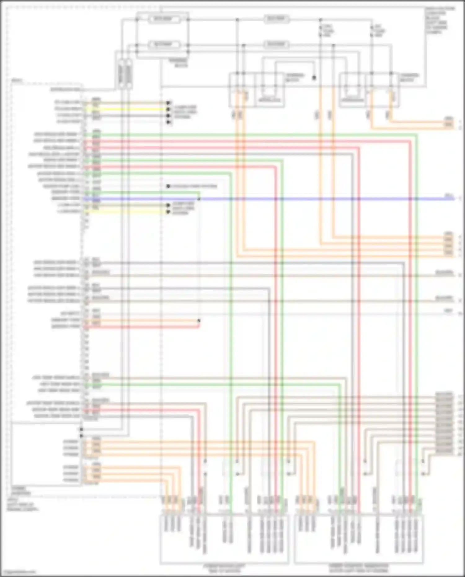 Santa Fe Hyundai V (2023-2024): Wiring diagram engine performance 1.6l turbo hybrid, hybrid control circuit (1 of 7)