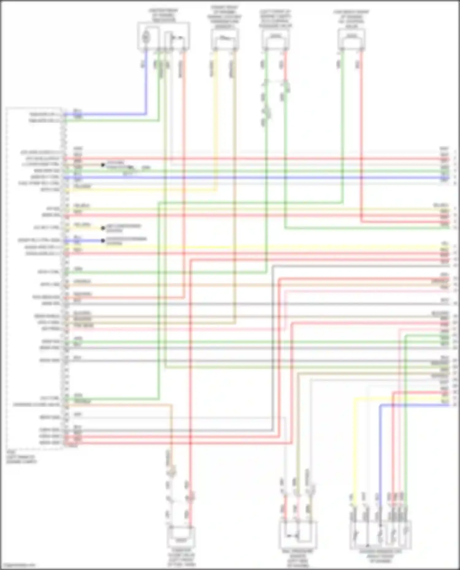 Santa Fe Hyundai V (2023-2024): Wiring diagram engine performance 2.5l turbo (1 of 8)