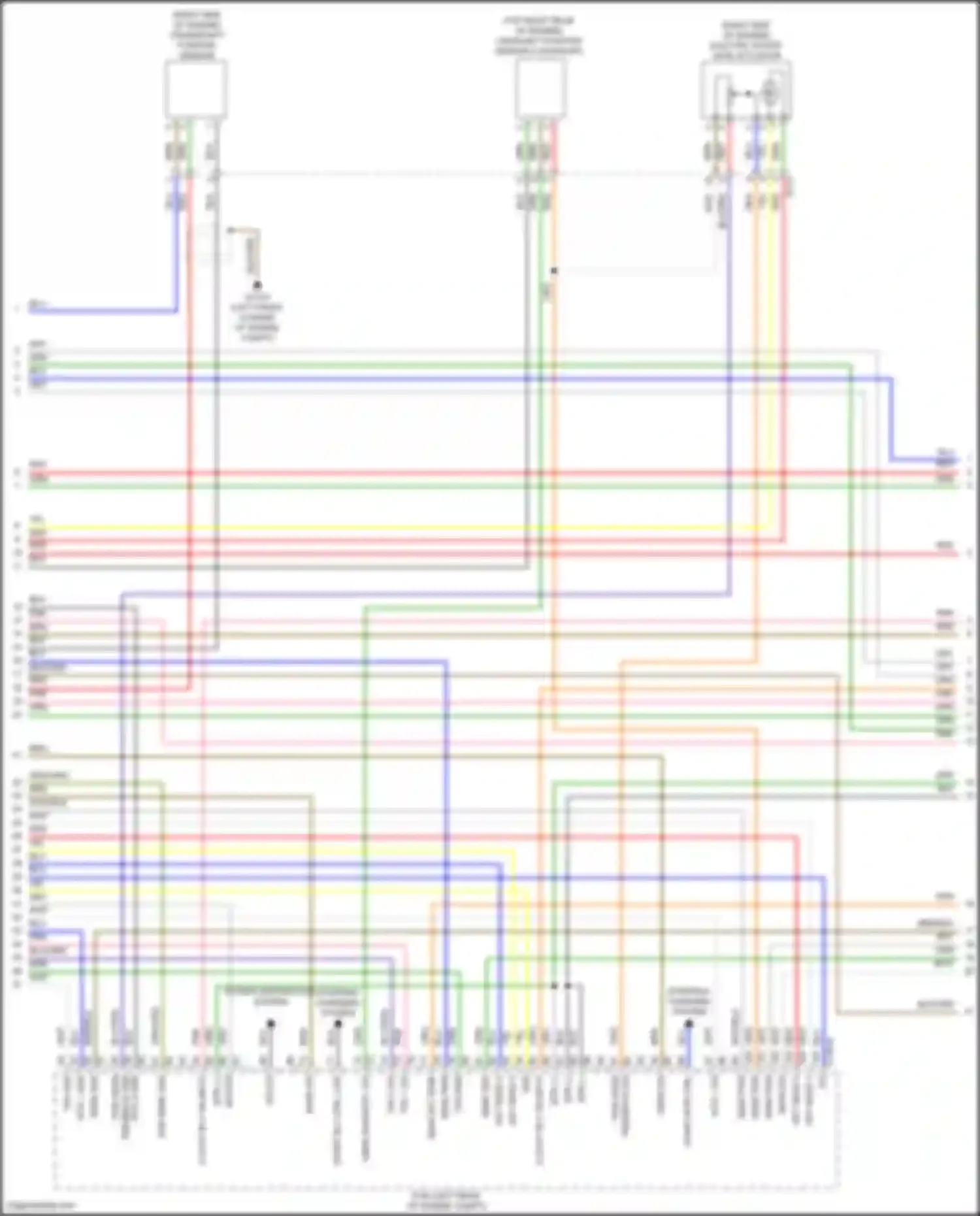 Santa Fe Hyundai V (2023-2024): Wiring diagram engine performance 2.5l turbo (3 of 8)