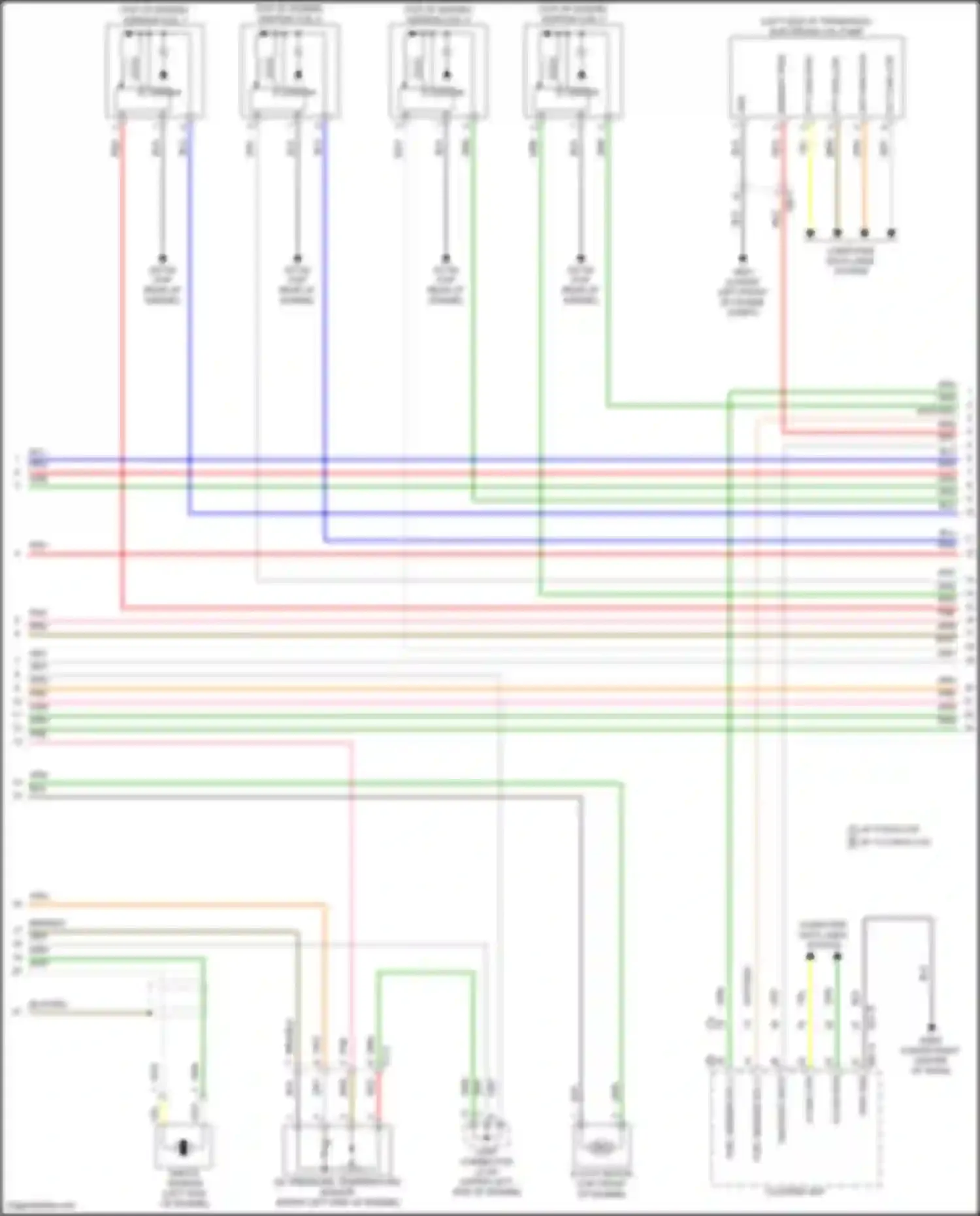 Santa Fe Hyundai V (2023-2024): Wiring diagram engine performance 2.5l turbo (4 of 8)