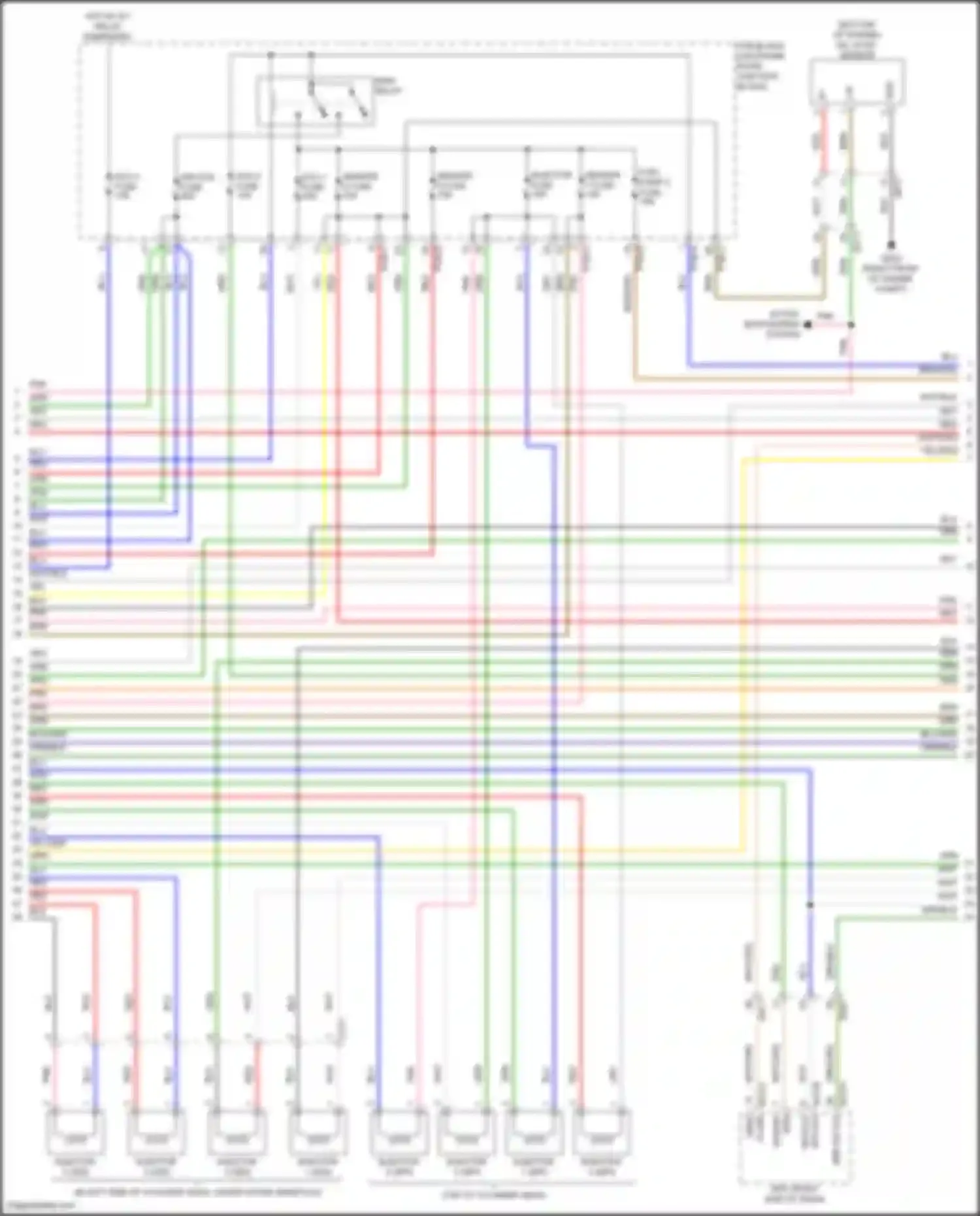 Santa Fe Hyundai V (2023-2024): Wiring diagram engine performance 2.5l turbo (6 of 8)