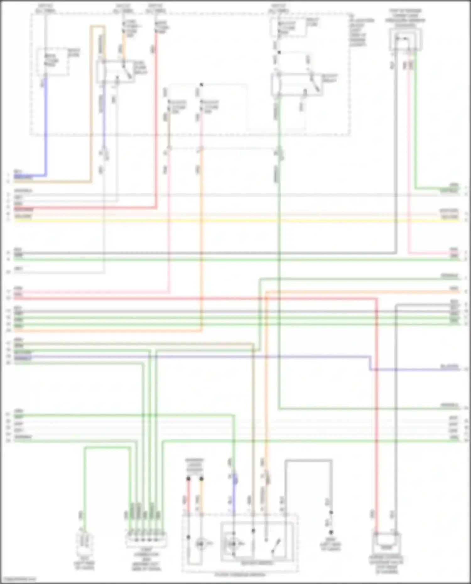 Santa Fe Hyundai V (2023-2024): Wiring diagram engine performance 2.5l turbo (7 of 8)