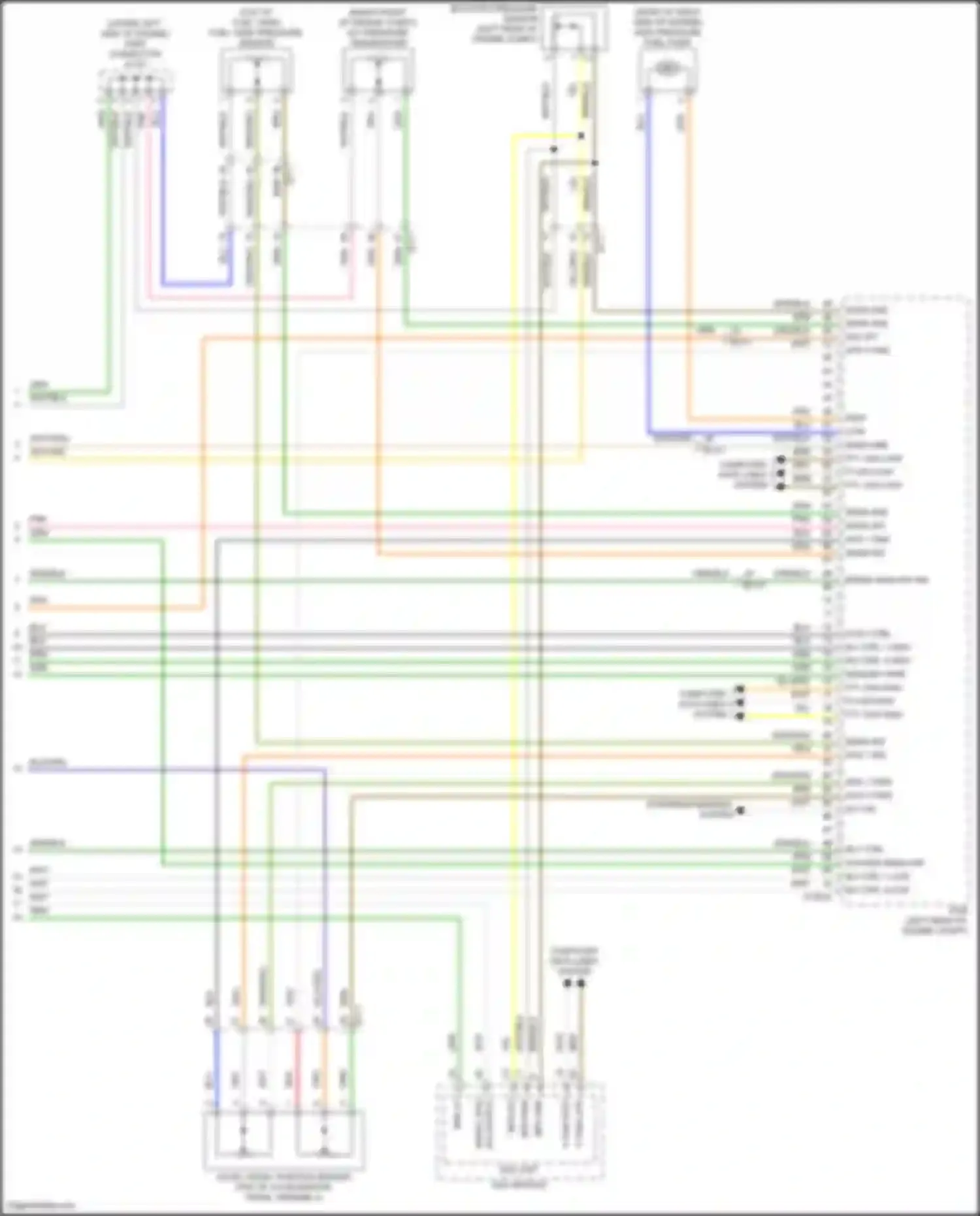 Santa Fe Hyundai V (2023-2024): Wiring diagram engine performance 2.5l turbo (8 of 8)