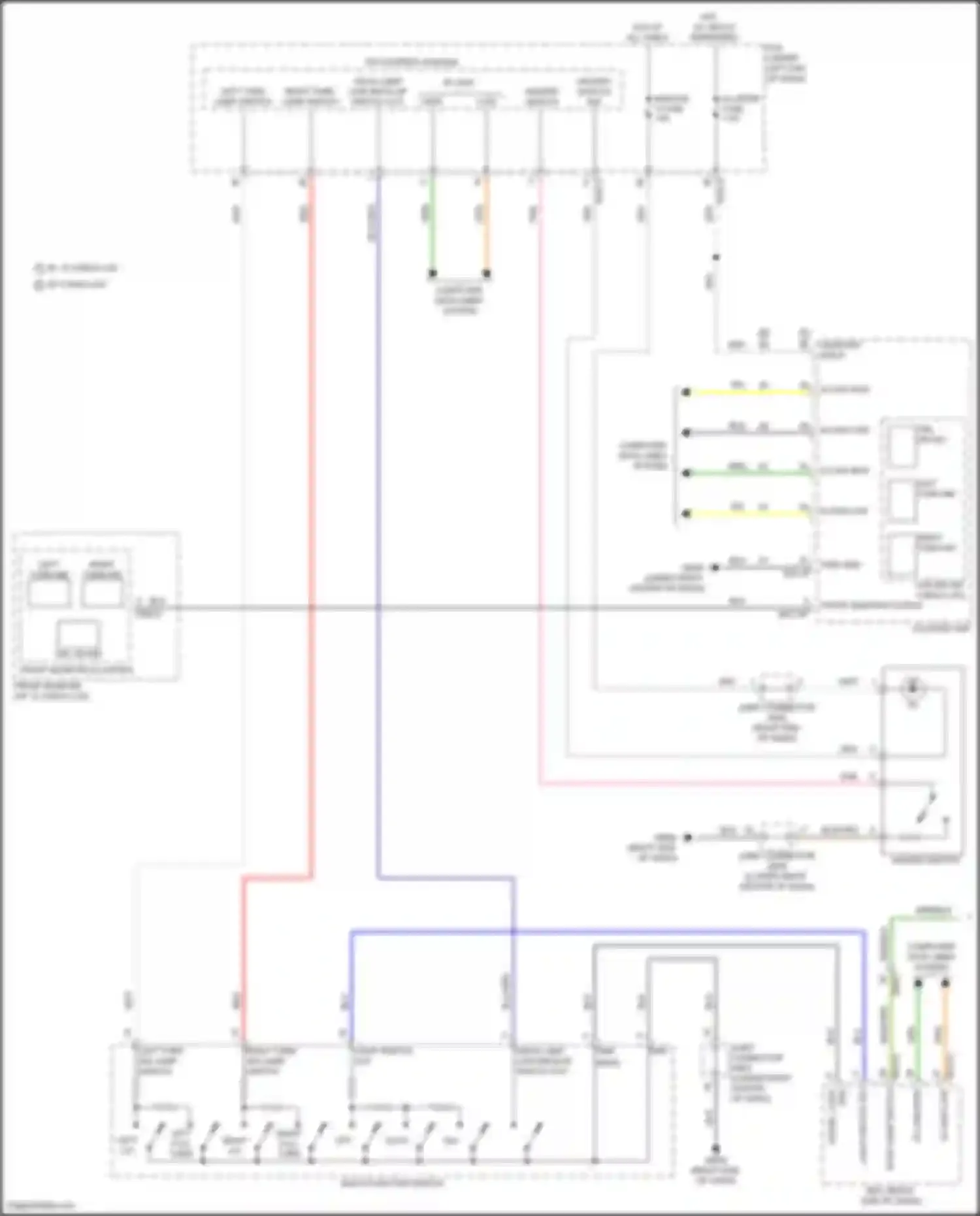 Santa Fe Hyundai V (2023-2024): Exterior lamps circuit (1 of 5)