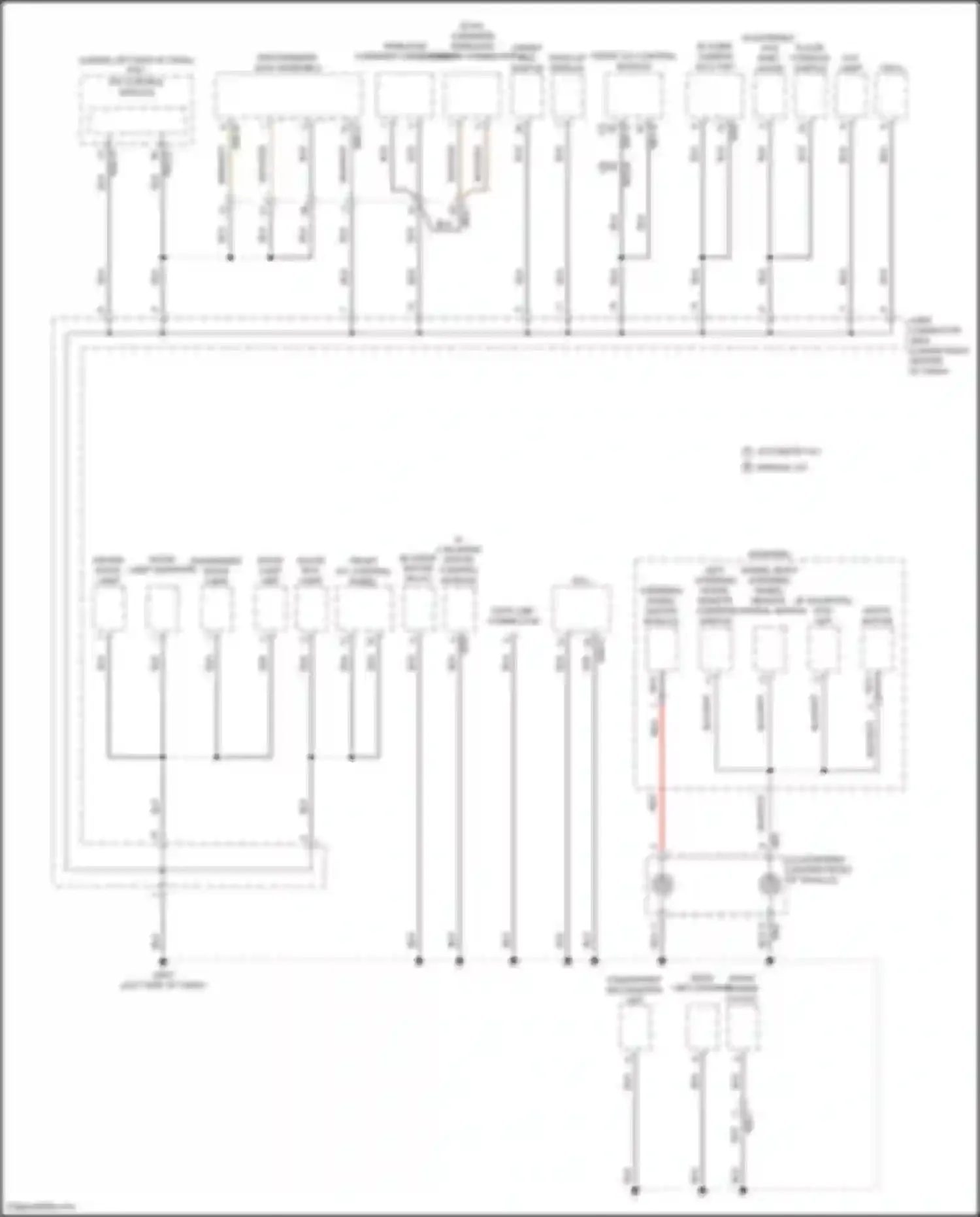 Santa Fe Hyundai V (2023-2024): Ground distribution circuit, except hybrid (1 of 8)