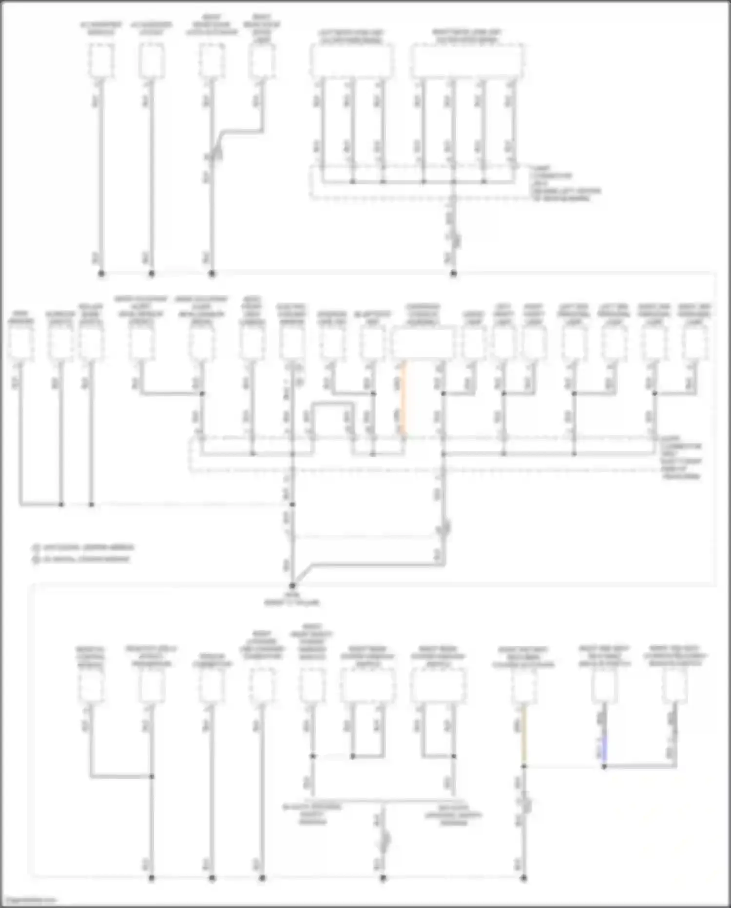 Santa Fe Hyundai V (2023-2024): Ground distribution circuit, except hybrid (8 of 8)