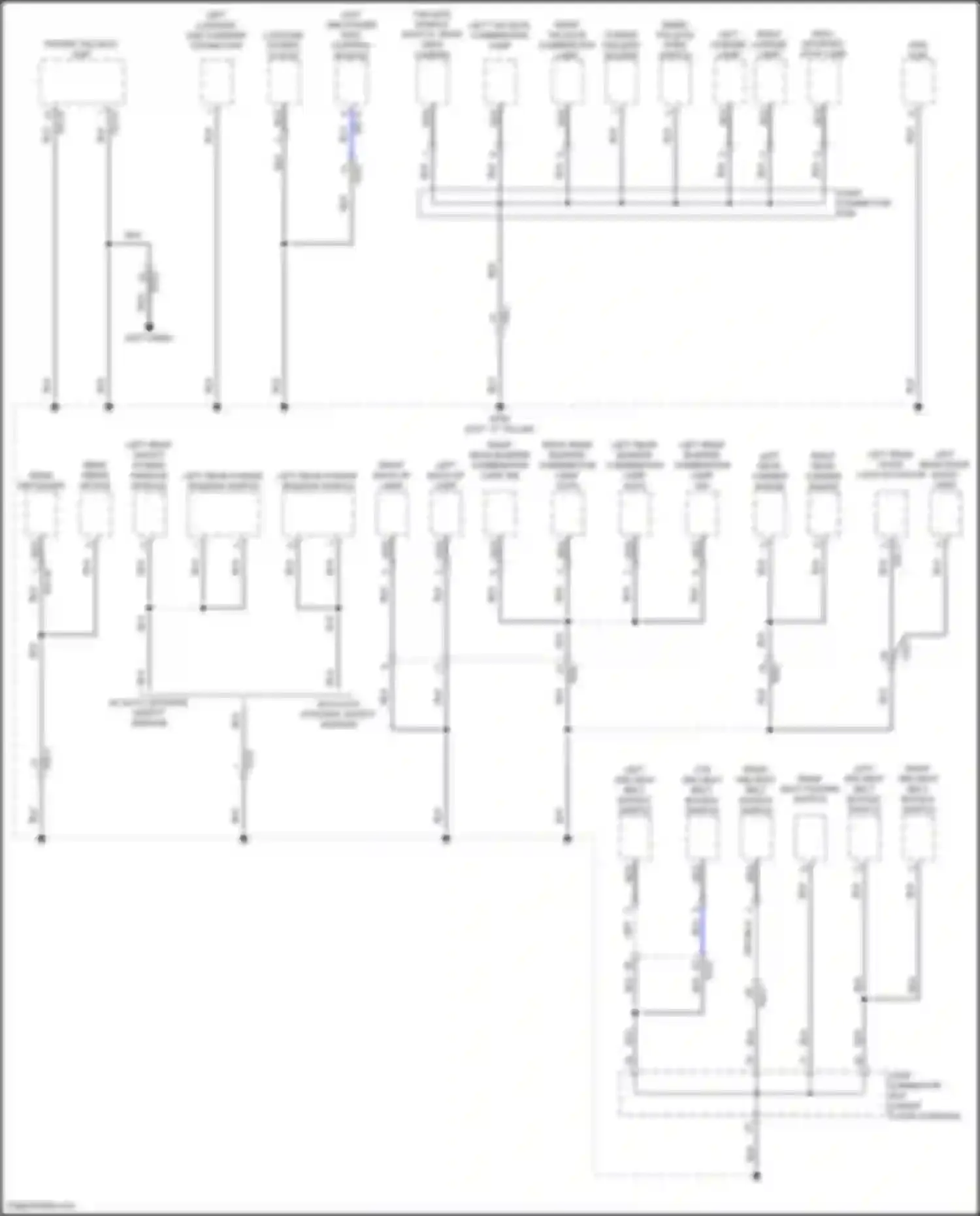 Santa Fe Hyundai V (2023-2024): Ground distribution circuit, hybrid (7 of 8)