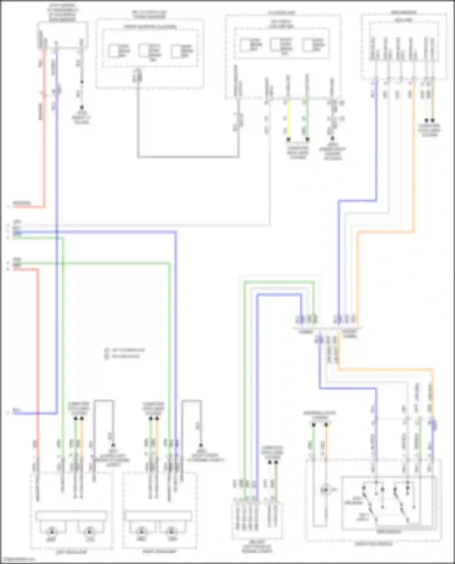 Santa Fe Hyundai V (2023-2024): Autolamps circuit (2 of 2)