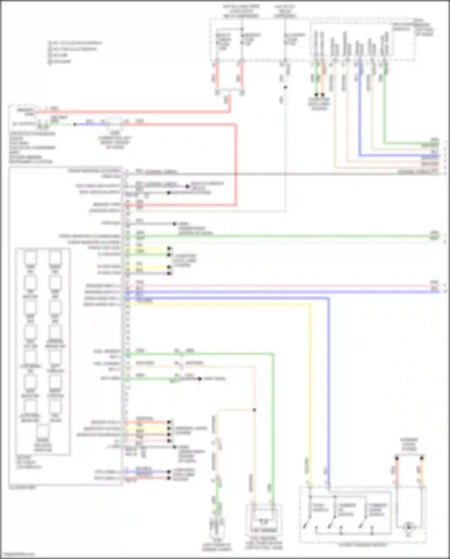 Santa Fe Hyundai V (2023-2024): Instrument cluster circuit, except hybrid (1 of 2)
