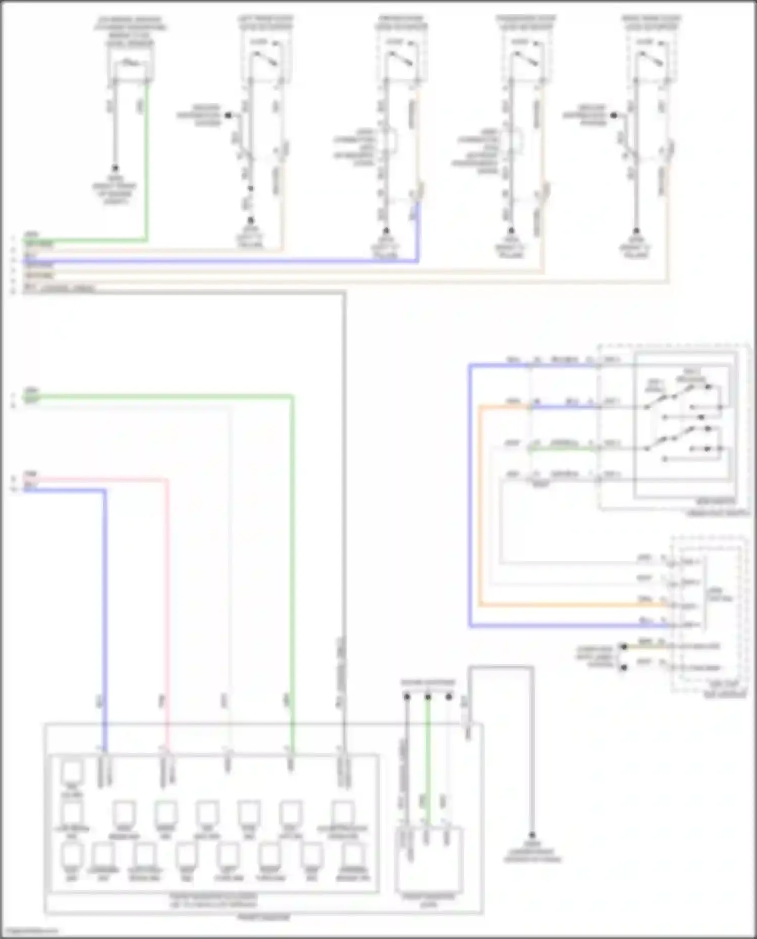 Santa Fe Hyundai V (2023-2024): Instrument cluster circuit, except hybrid (2 of 2)