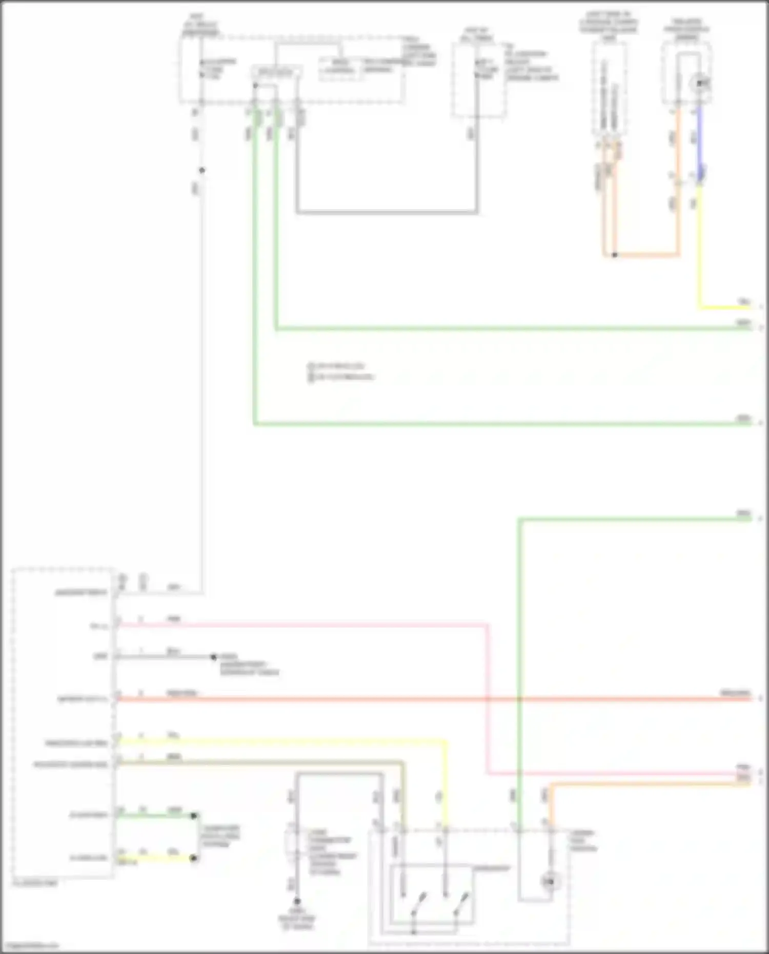 Santa Fe Hyundai V (2023-2024): Instrument illumination circuit (1 of 3)