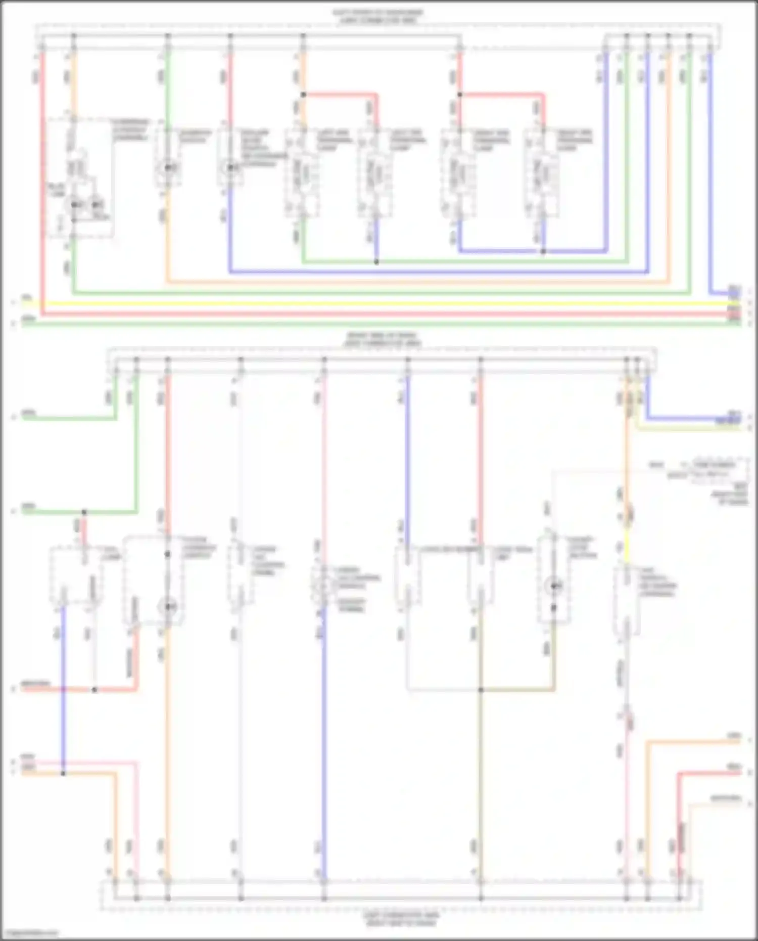 Santa Fe Hyundai V (2023-2024): Instrument illumination circuit (2 of 3)