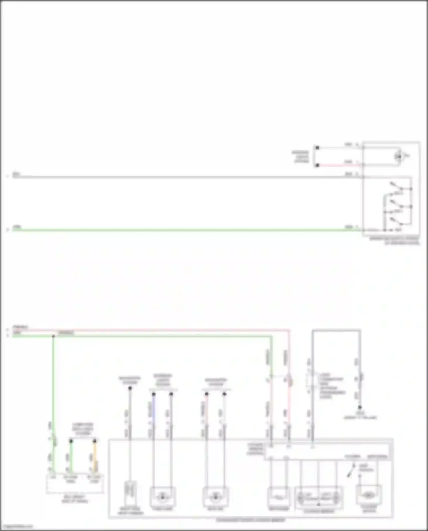 Santa Fe Hyundai V (2023-2024): Driver"s memory seat circuit (2 of 2)