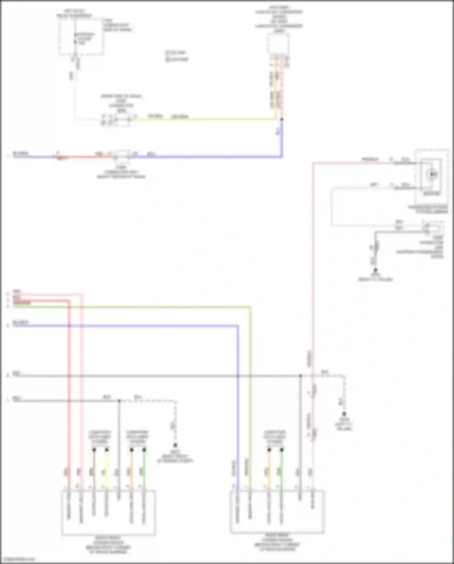 Santa Fe Hyundai V (2023-2024): Blind spot information system circuit (2 of 2)