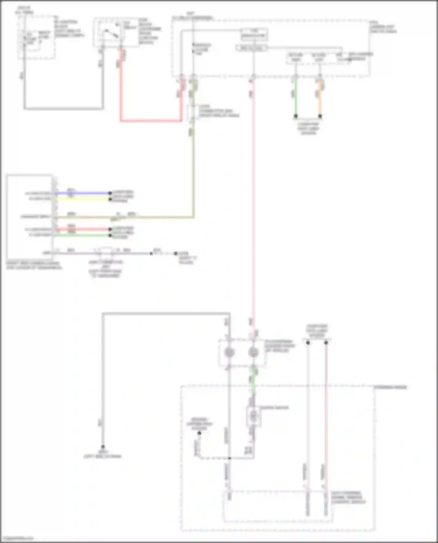 Santa Fe Hyundai V (2023-2024): Front view camera circuit