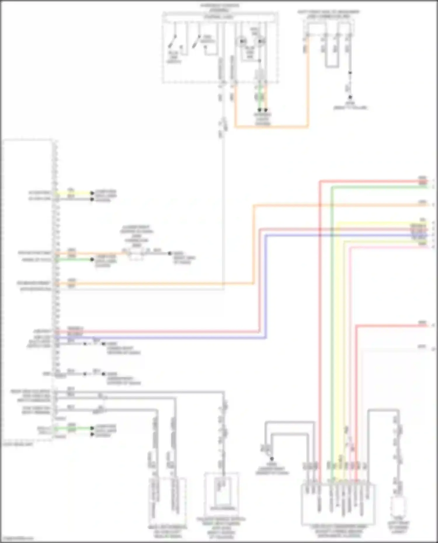 Santa Fe Hyundai V (2023-2024): Navigation circuit, w/ amplifier (1 of 5)