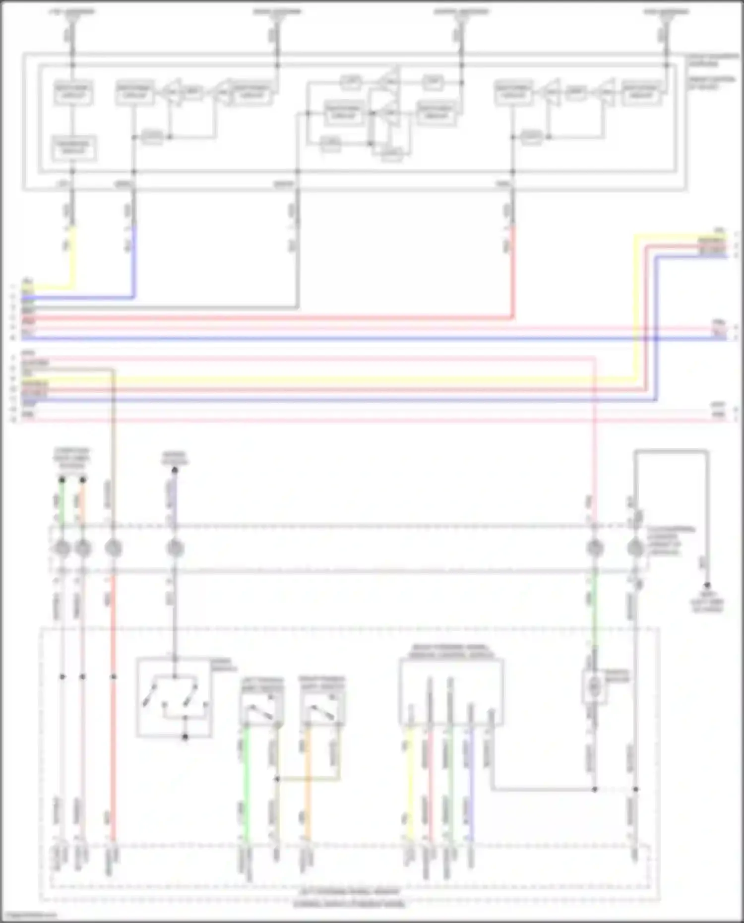 Santa Fe Hyundai V (2023-2024): Navigation circuit, w/ amplifier (4 of 5)