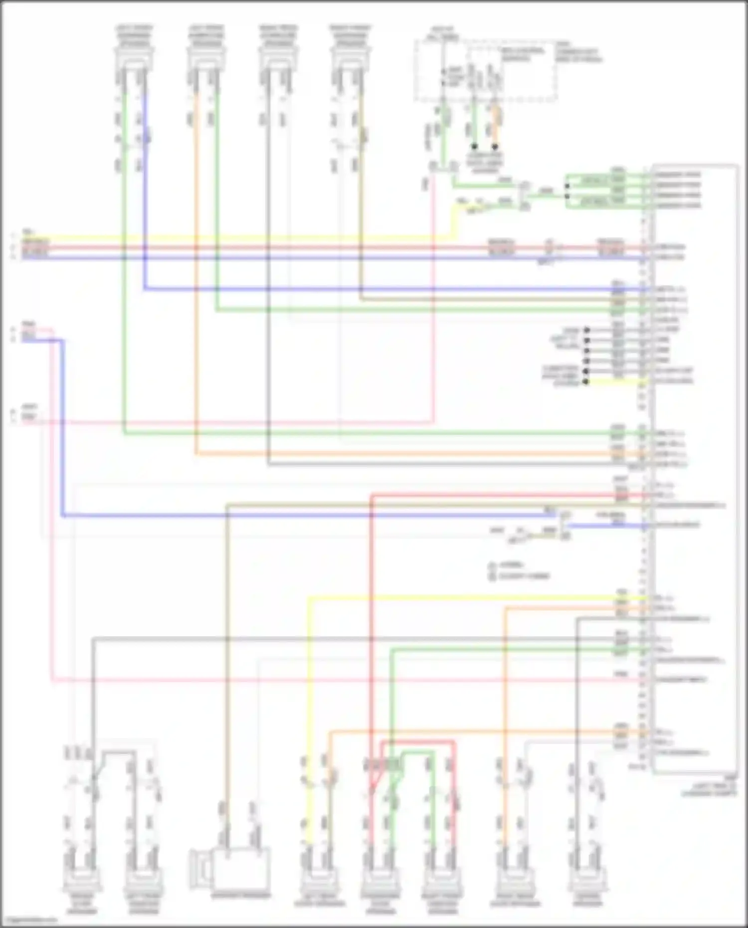Santa Fe Hyundai V (2023-2024): Navigation circuit, w/ amplifier (5 of 5)