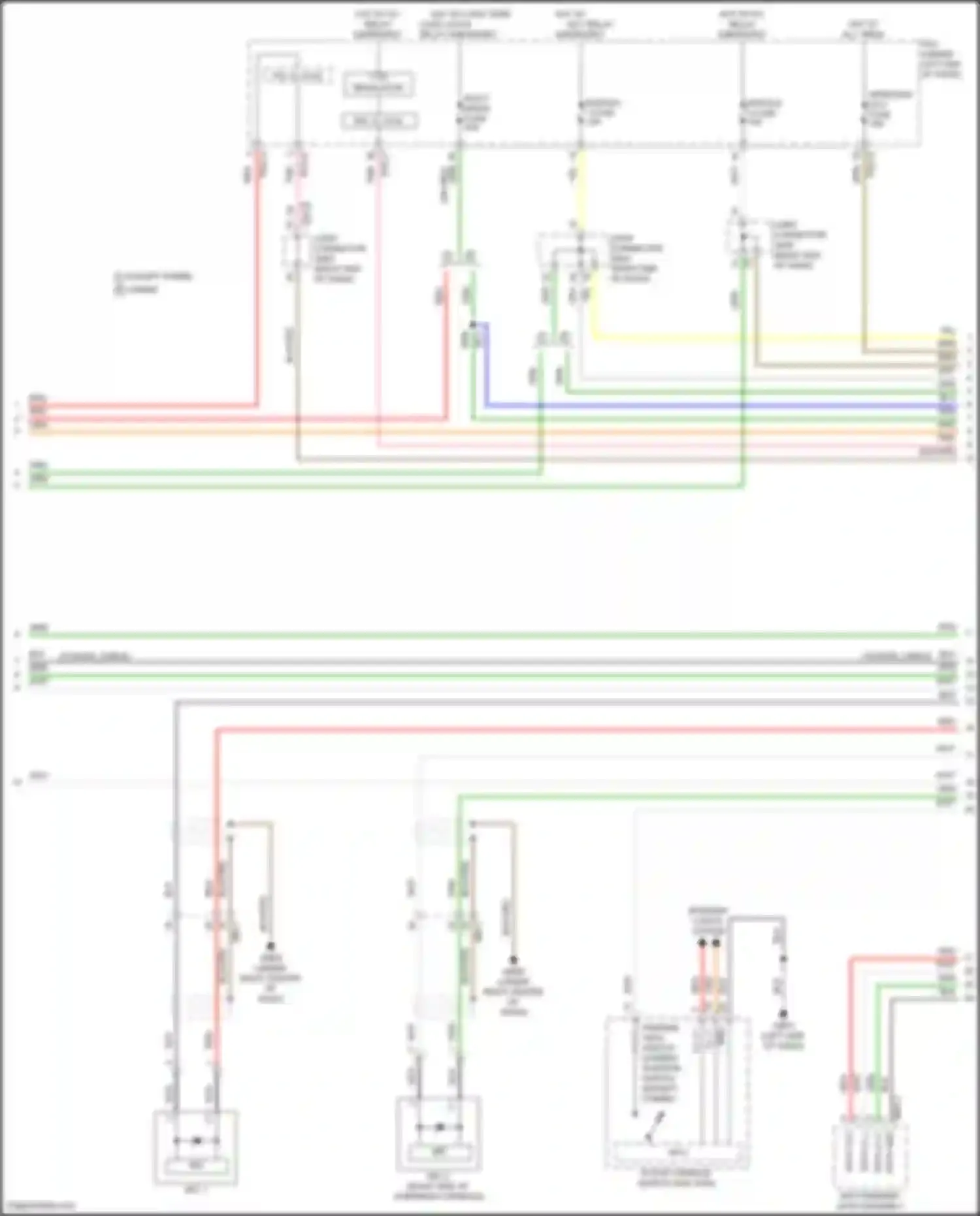Santa Fe Hyundai V (2023-2024): Navigation circuit, w/o amplifier (3 of 5)