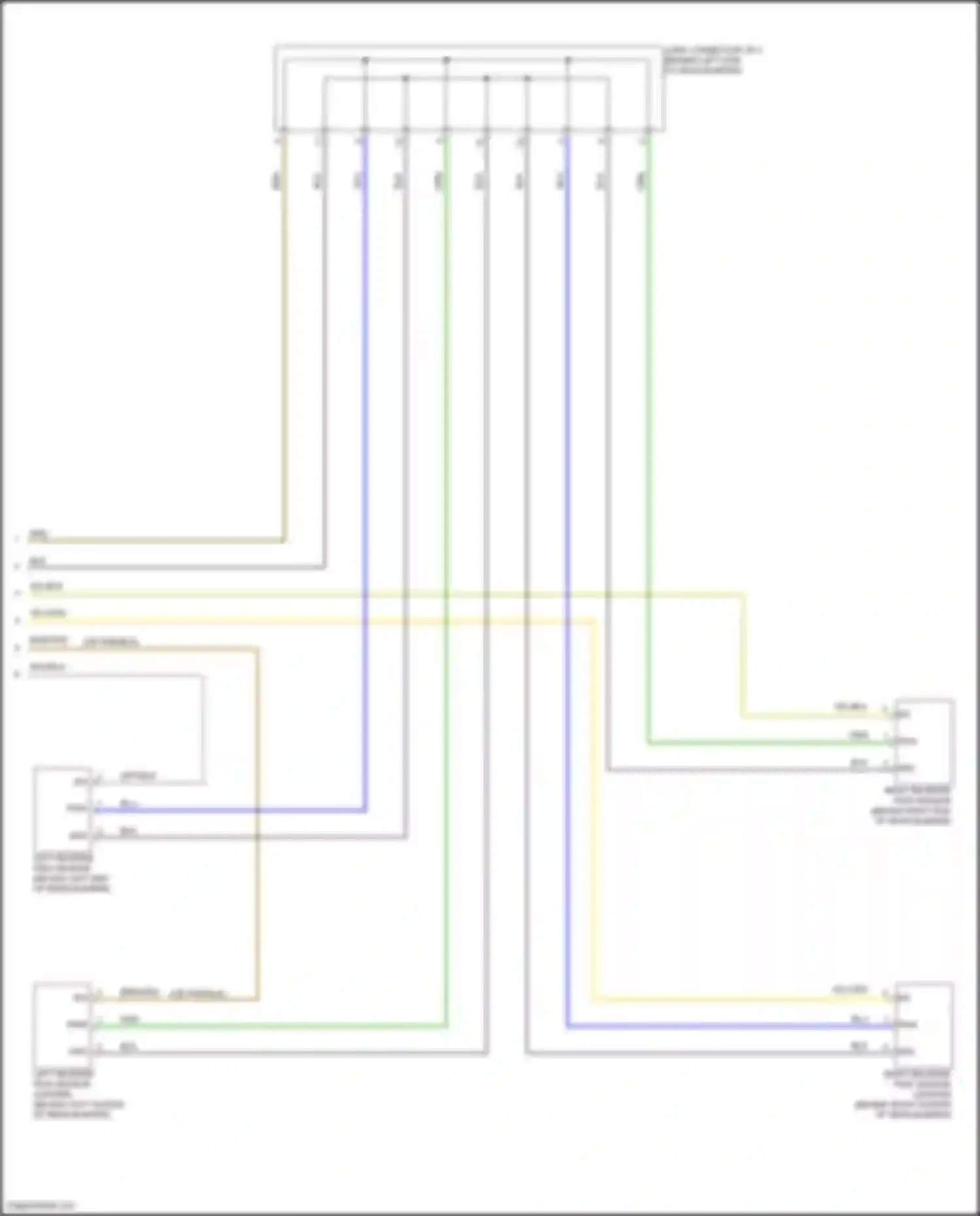 Santa Fe Hyundai V (2023-2024): Parking assistant circuit, w/o adas (2 of 2)