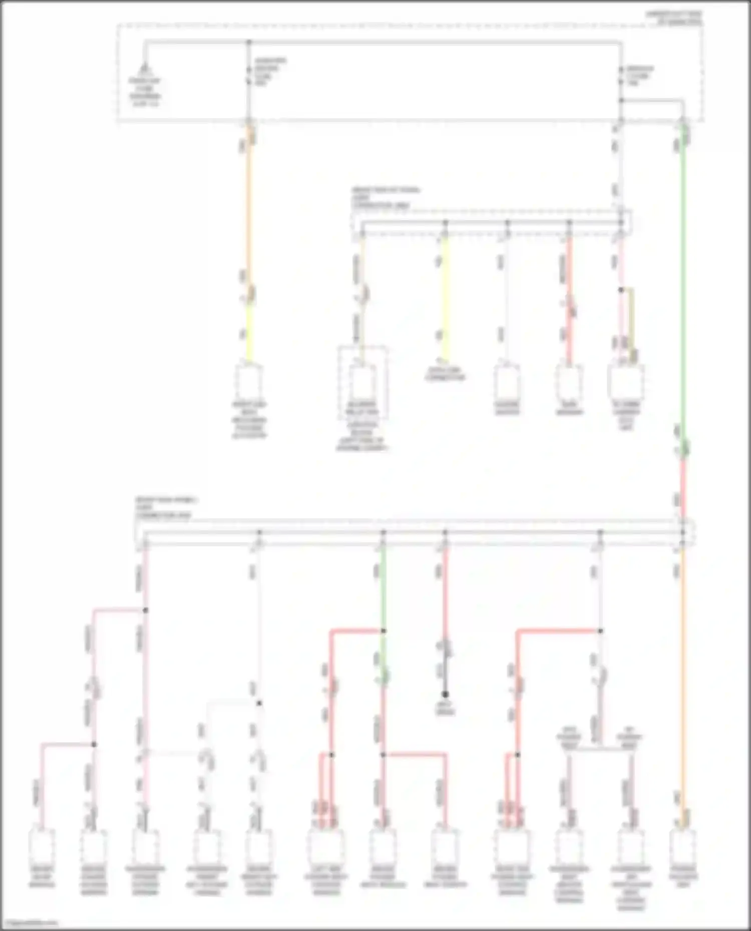 Santa Fe Hyundai V (2023-2024): Power distribution circuit, except hybrid (10 of 11)