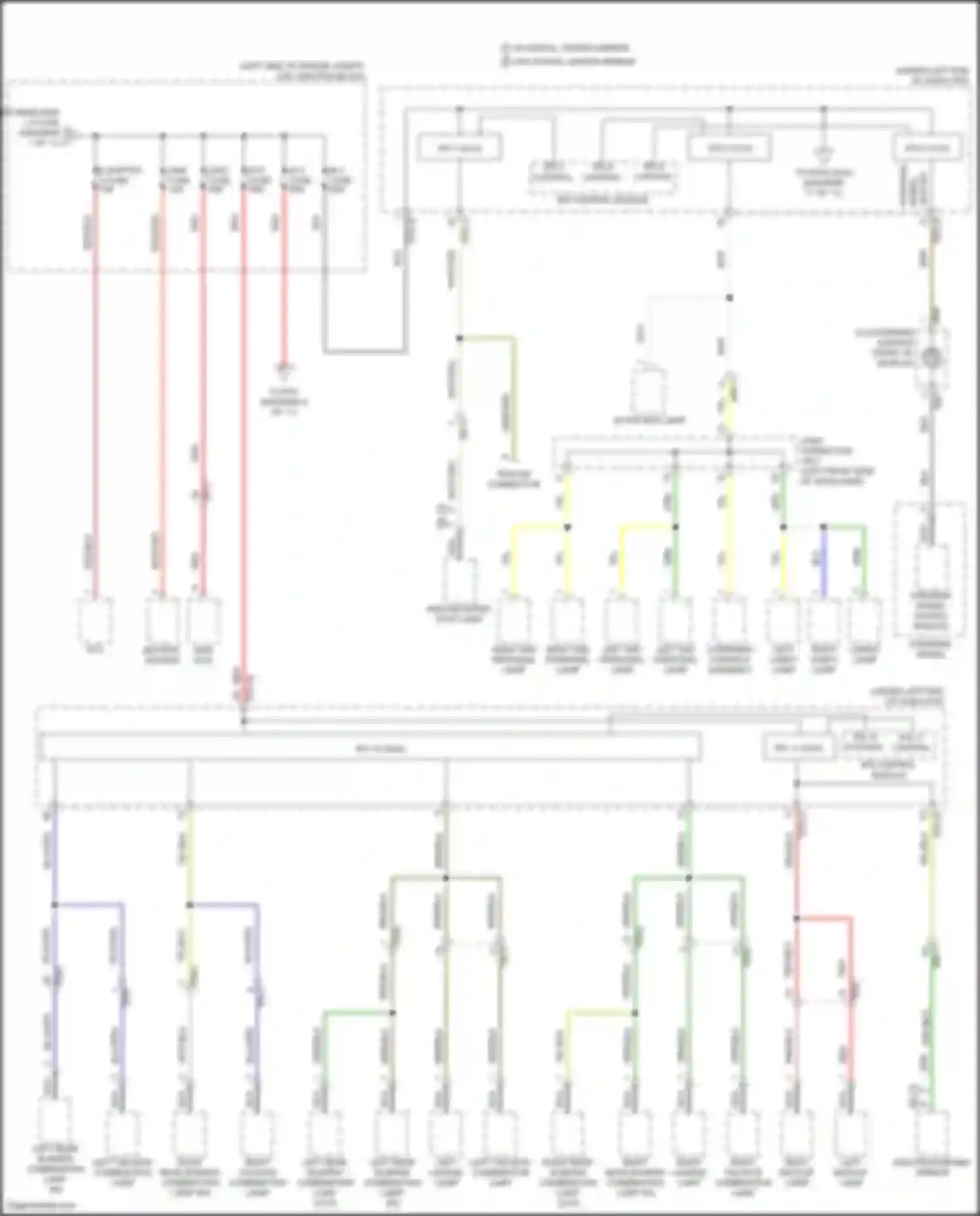 Santa Fe Hyundai V (2023-2024): Power distribution circuit, except hybrid (6 of 11)