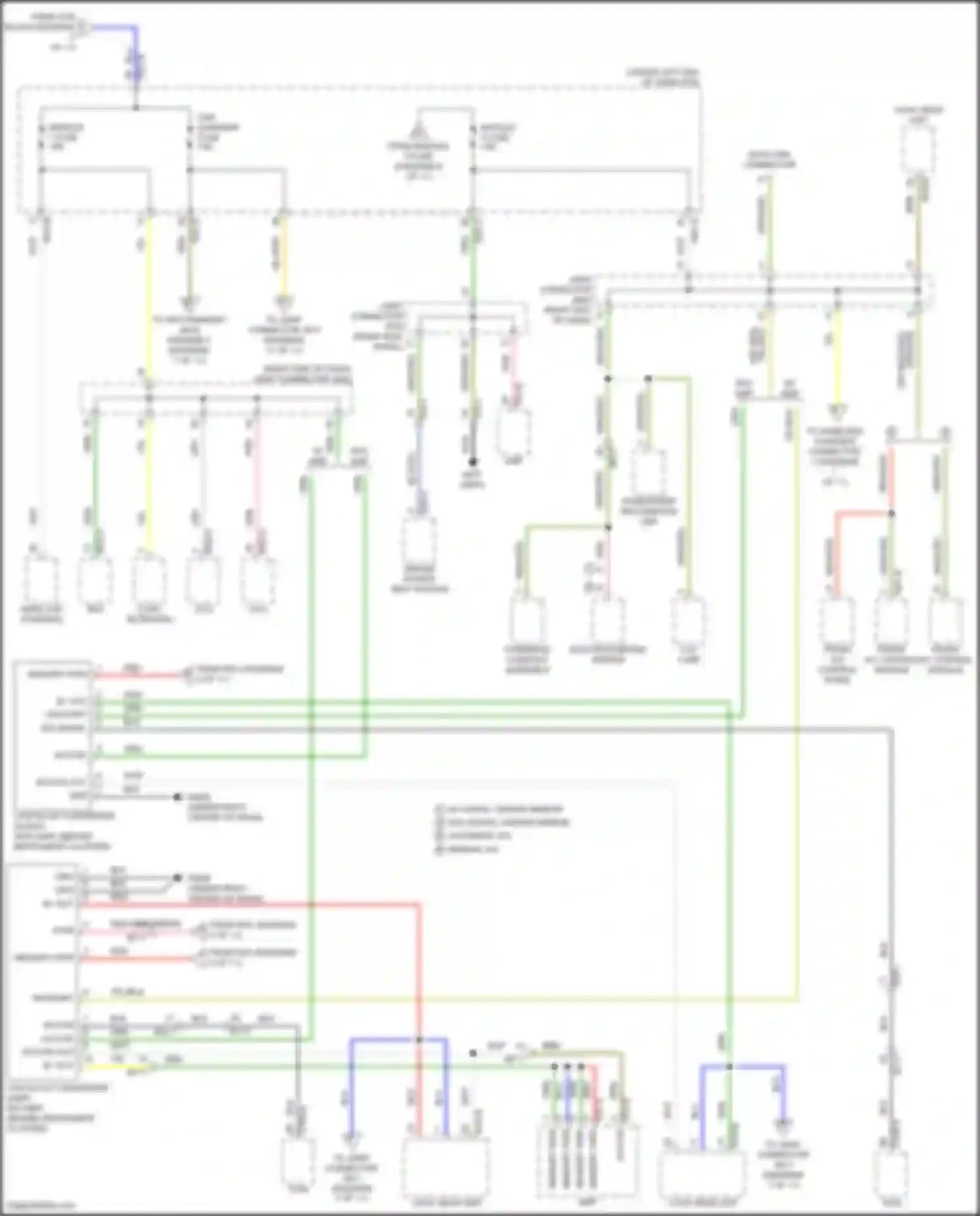 Santa Fe Hyundai V (2023-2024): Power distribution circuit, except hybrid (9 of 11)