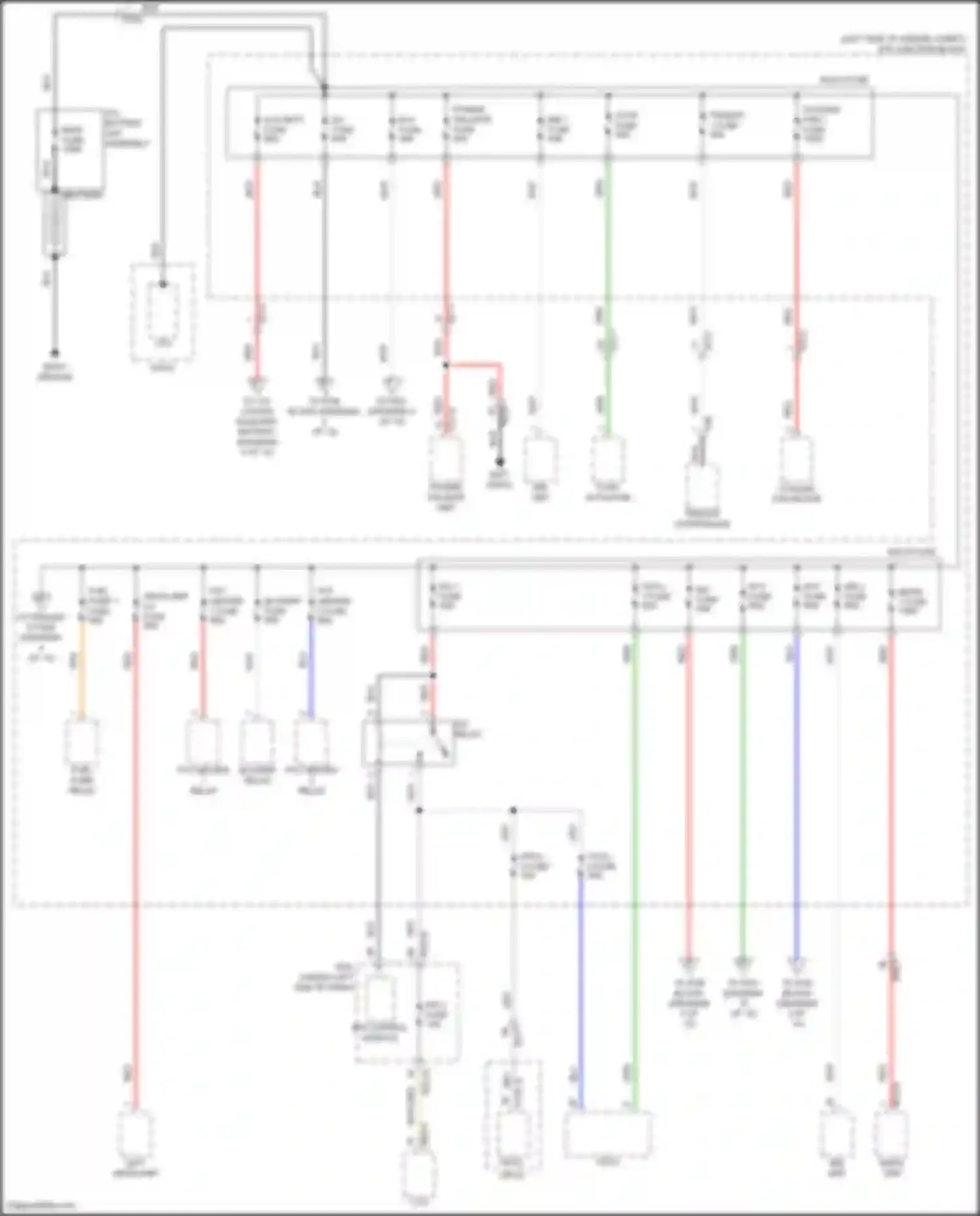 Santa Fe Hyundai V (2023-2024): Power distribution circuit, hybrid (1 of 12)