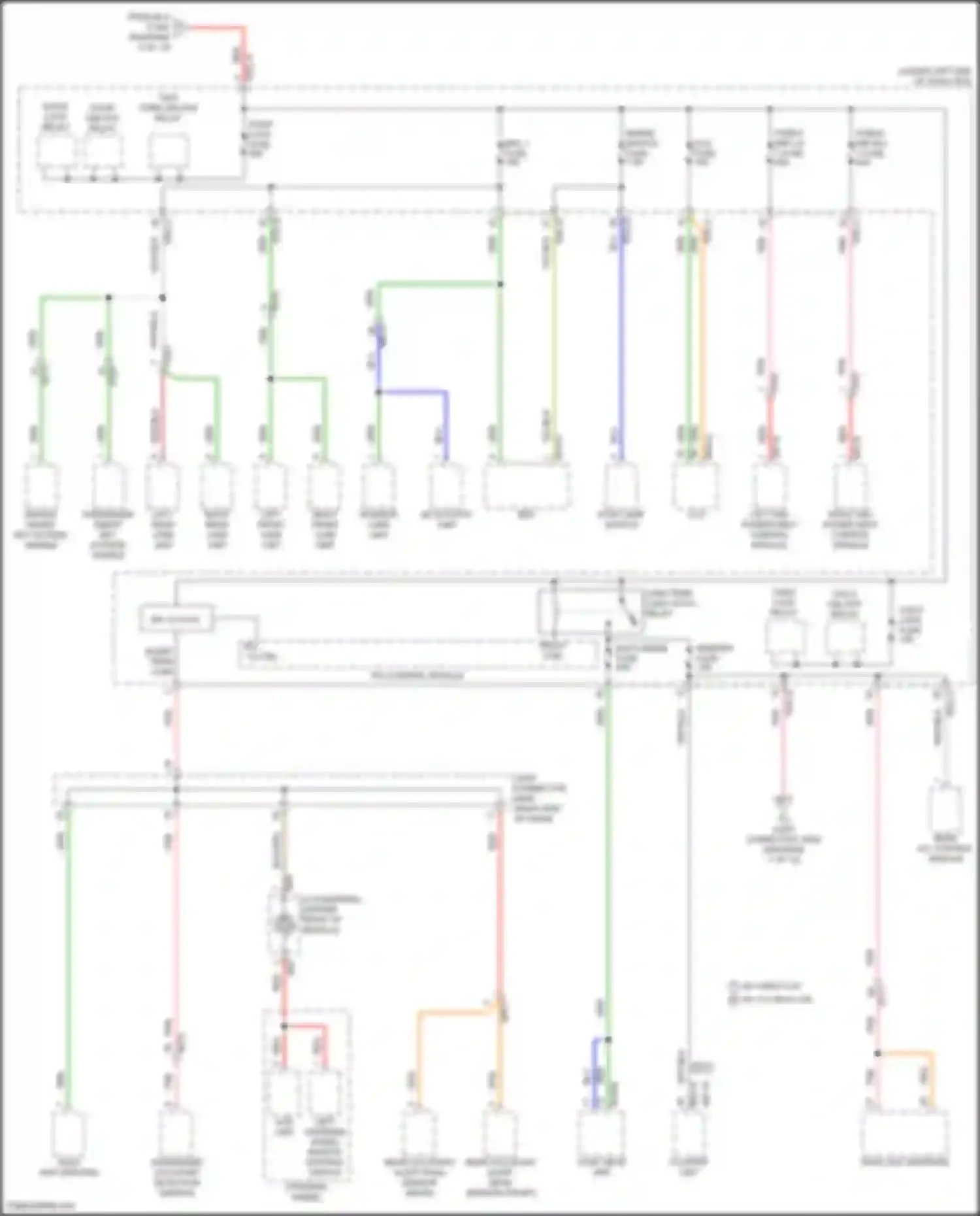 Santa Fe Hyundai V (2023-2024): Power distribution circuit, hybrid (5 of 12)