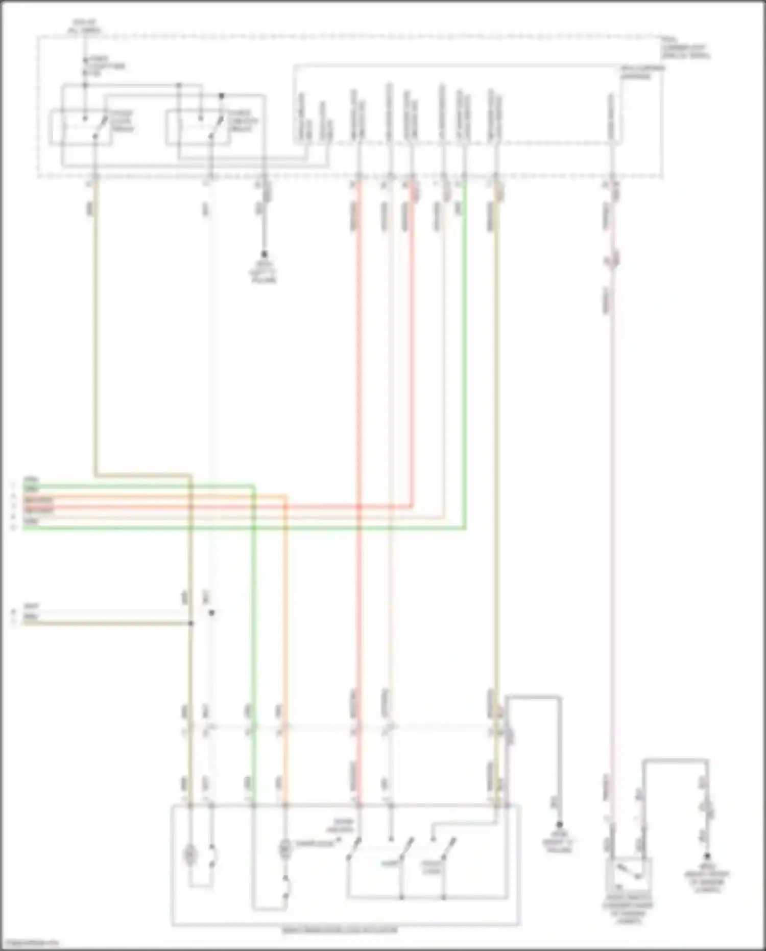 Santa Fe Hyundai V (2023-2024): Power door locks circuit (8 of 8)