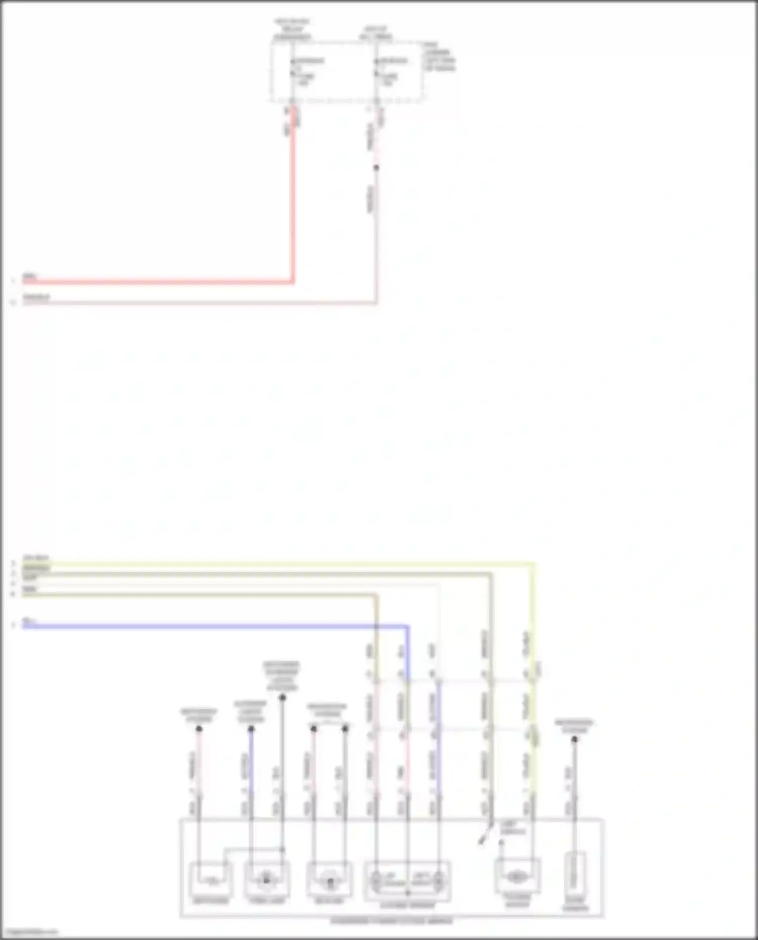 Santa Fe Hyundai V (2023-2024): Power mirrors circuit (2 of 2)