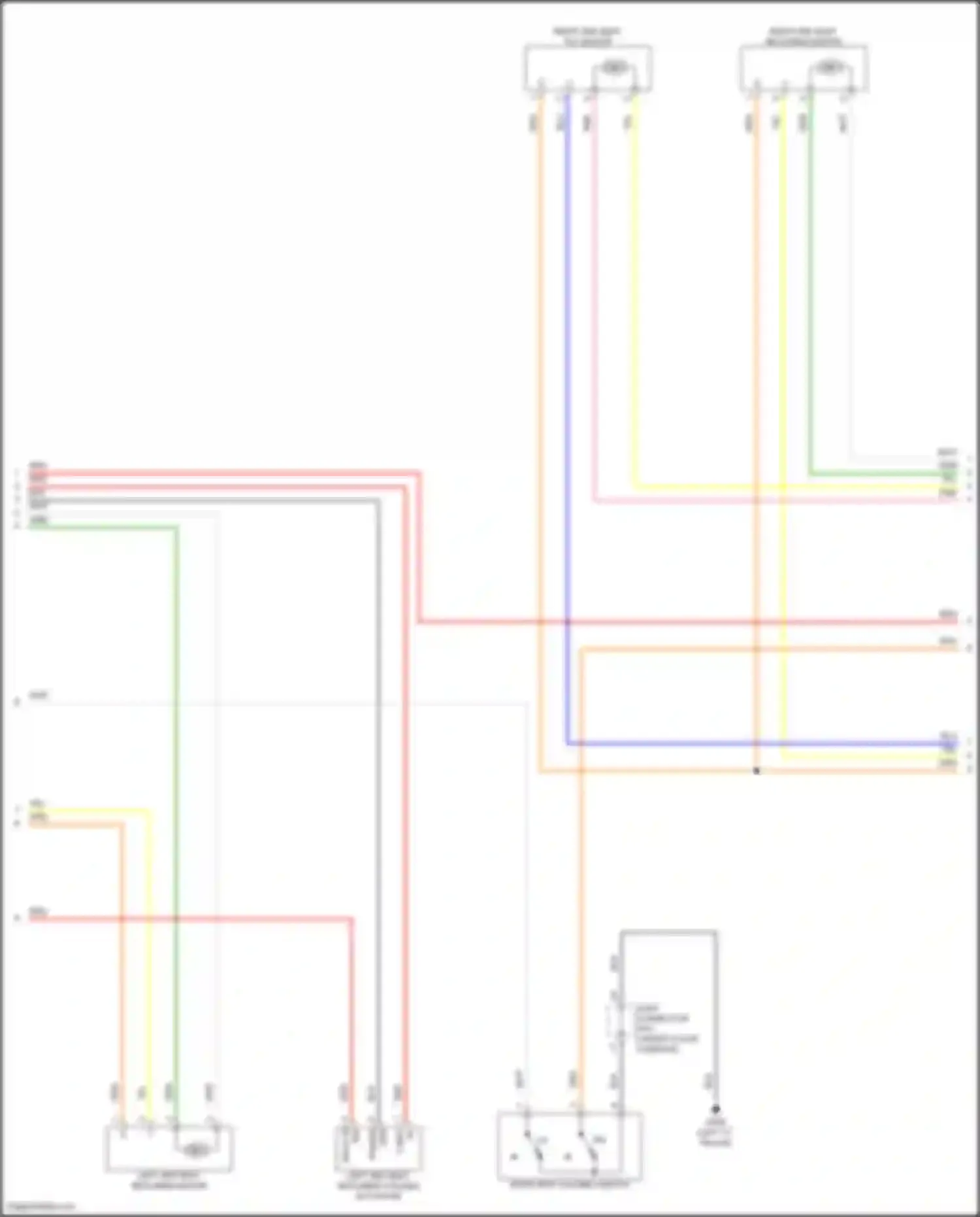 Santa Fe Hyundai V (2023-2024): Rear power seat circuit, hybrid (2 of 3)