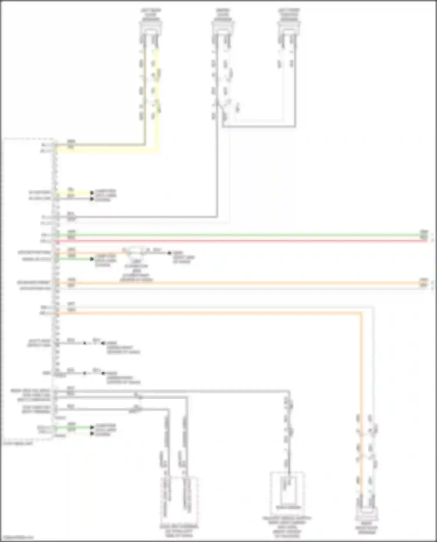 Santa Fe Hyundai V (2023-2024): Radio circuit, w/o amplifier (1 of 5)