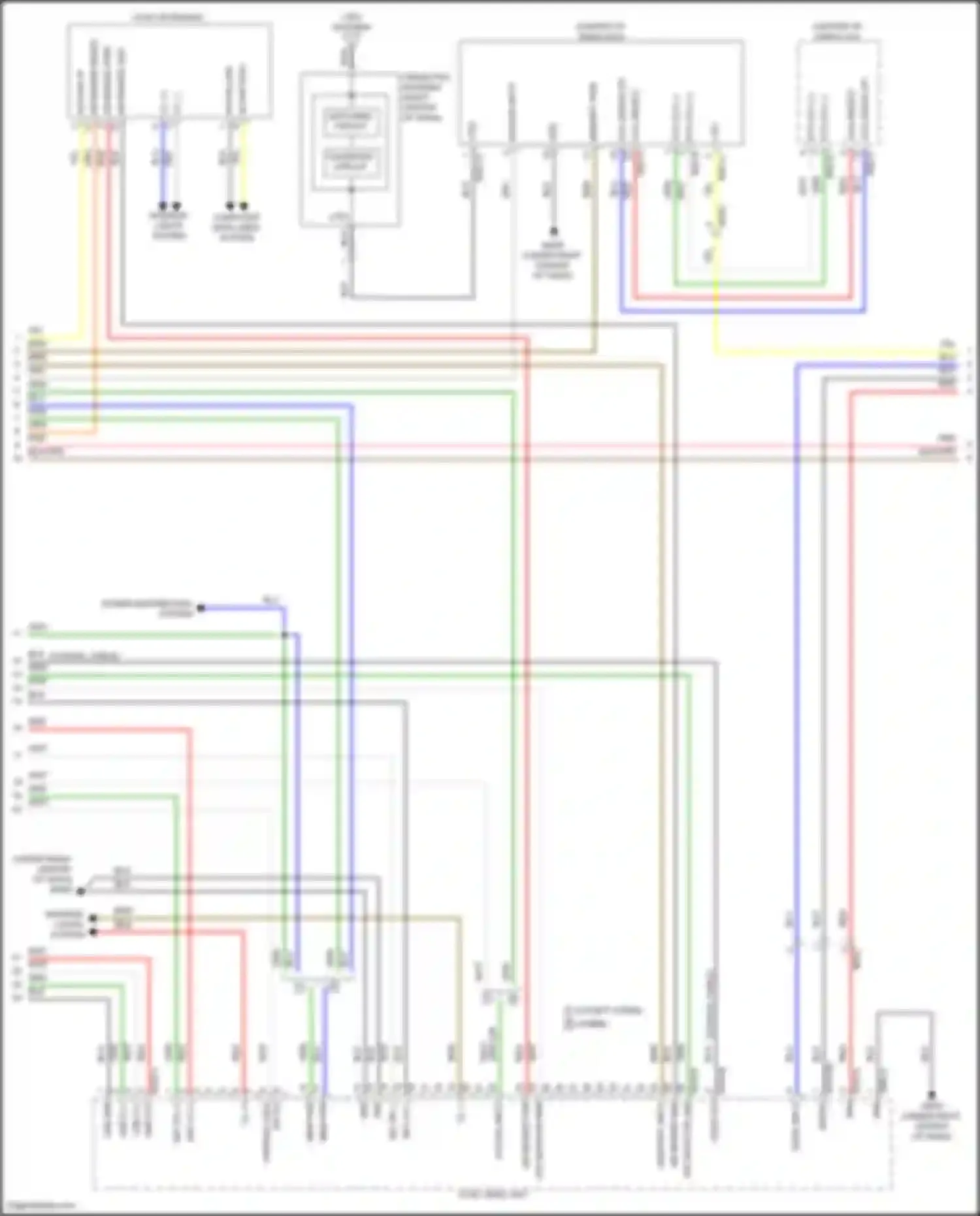 Santa Fe Hyundai V (2023-2024): Radio circuit, w/o amplifier (4 of 5)