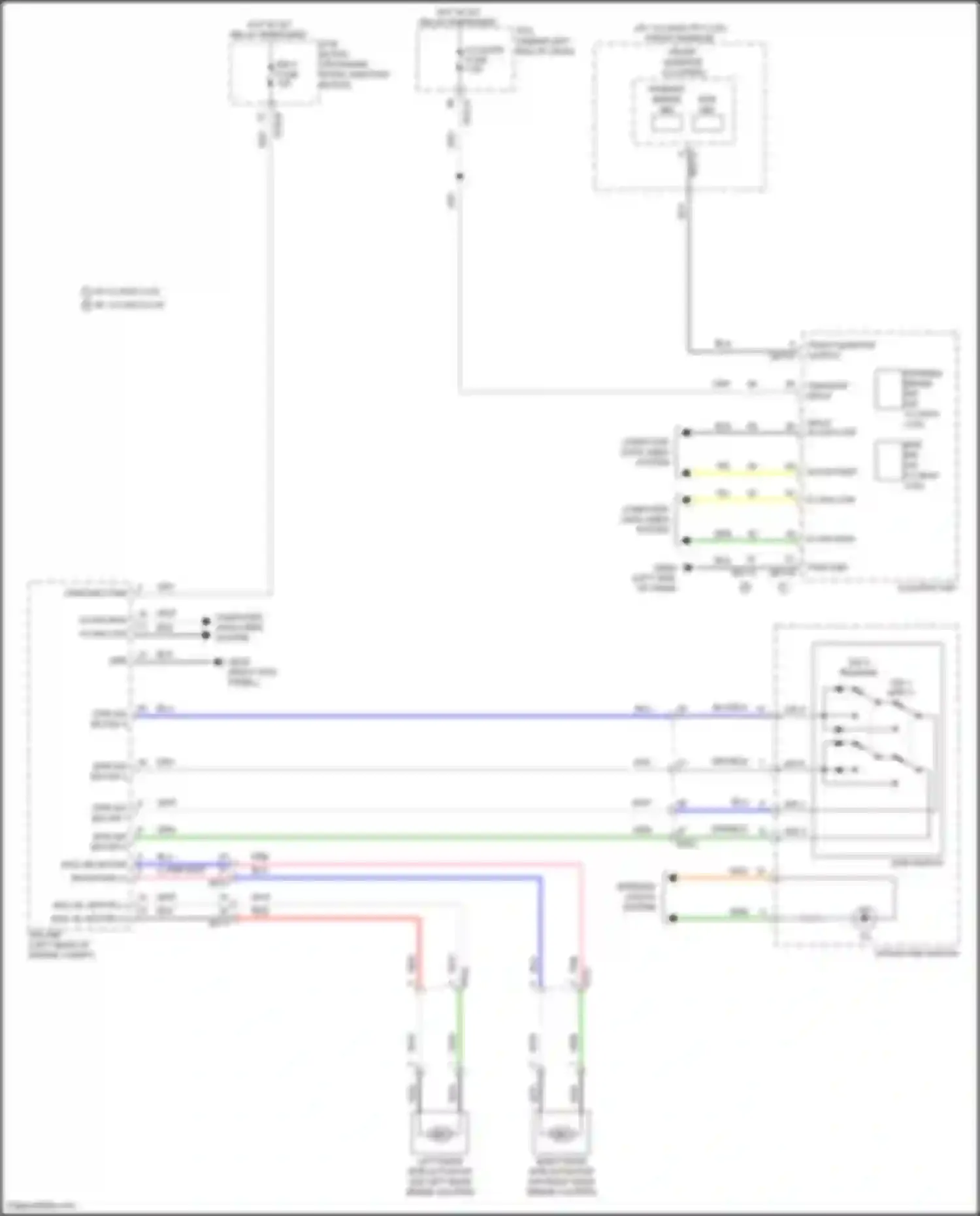 Santa Fe Hyundai V (2023-2024): Electric parking brake circuit, hybrid