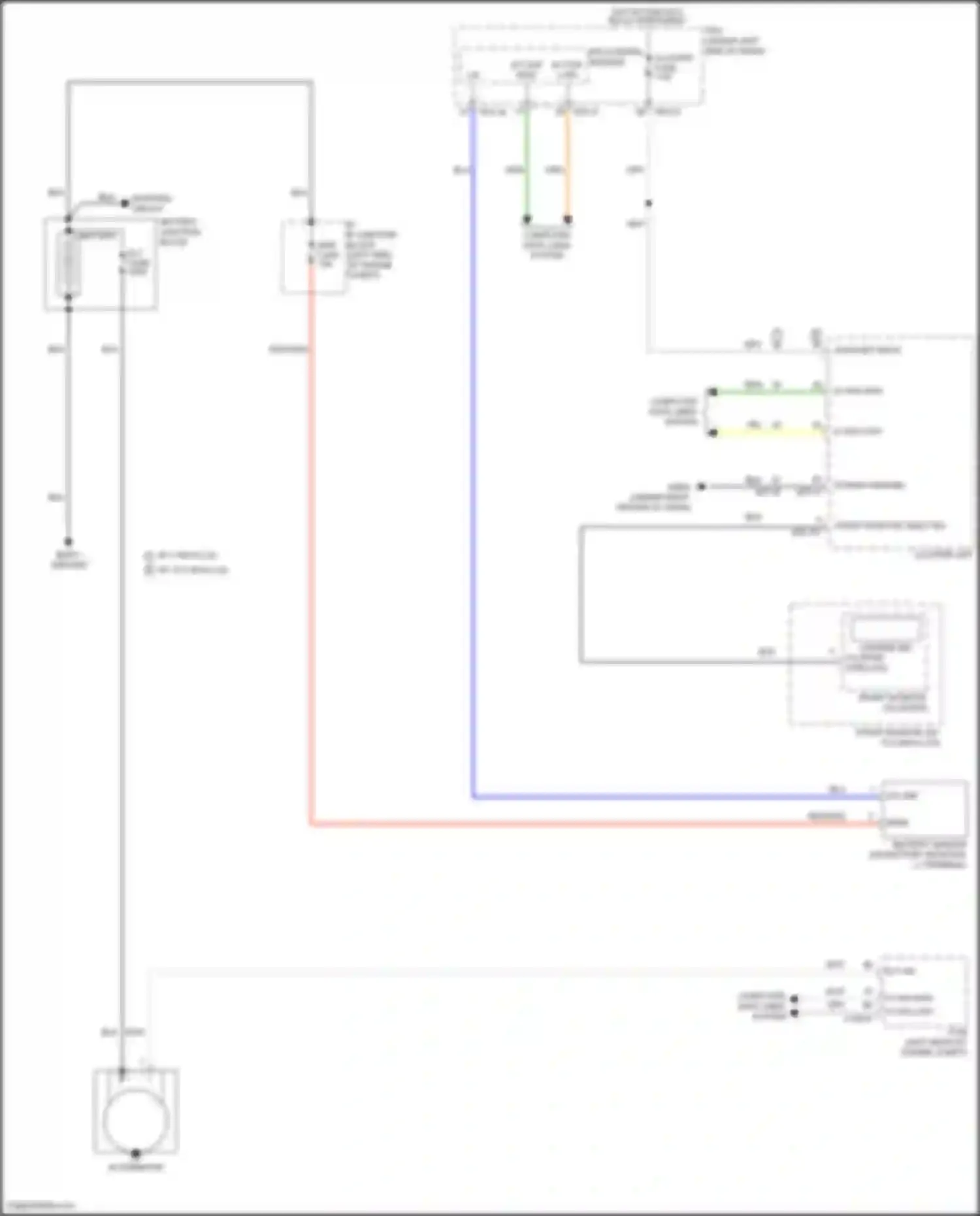 Santa Fe Hyundai V (2023-2024): Charging circuit