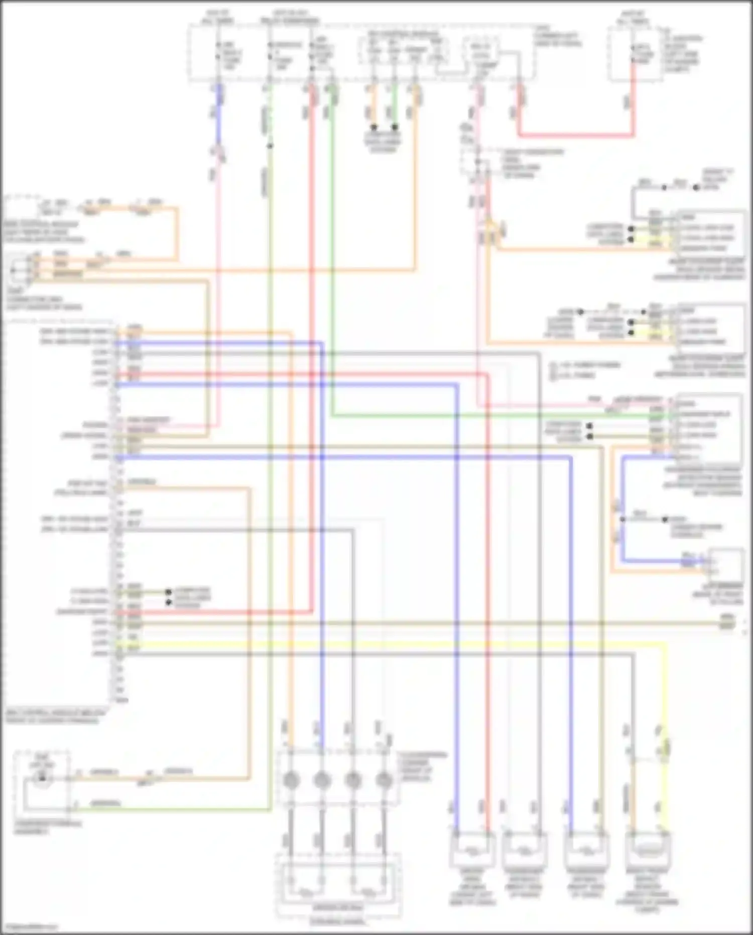 Santa Fe Hyundai V (2023-2024): Supplemental restraints circuit (1 of 3)