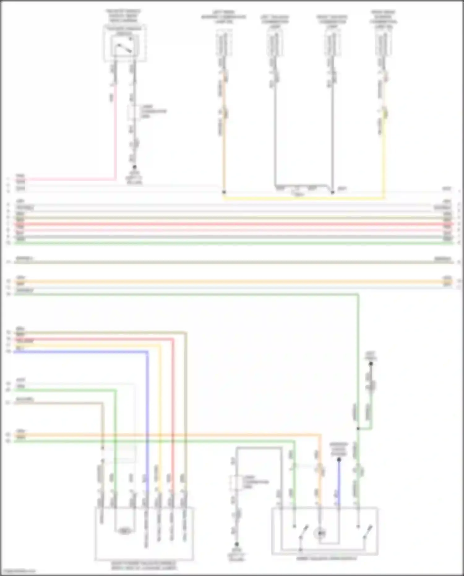 Santa Fe Hyundai V (2023-2024): Power tailgate circuit (2 of 3)