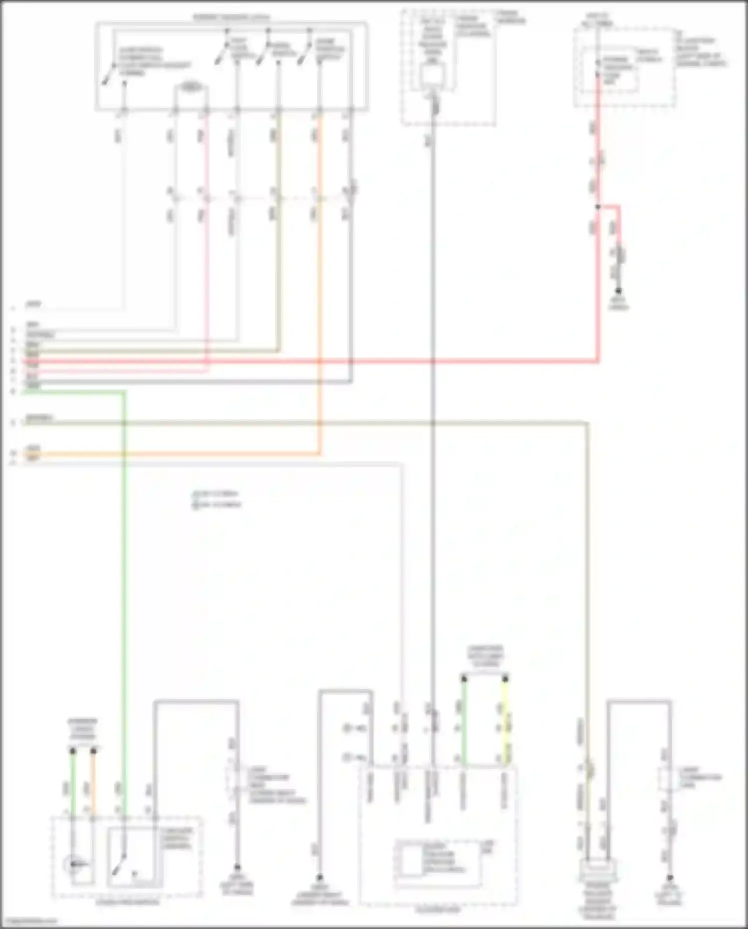 Santa Fe Hyundai V (2023-2024): Power tailgate circuit (3 of 3)