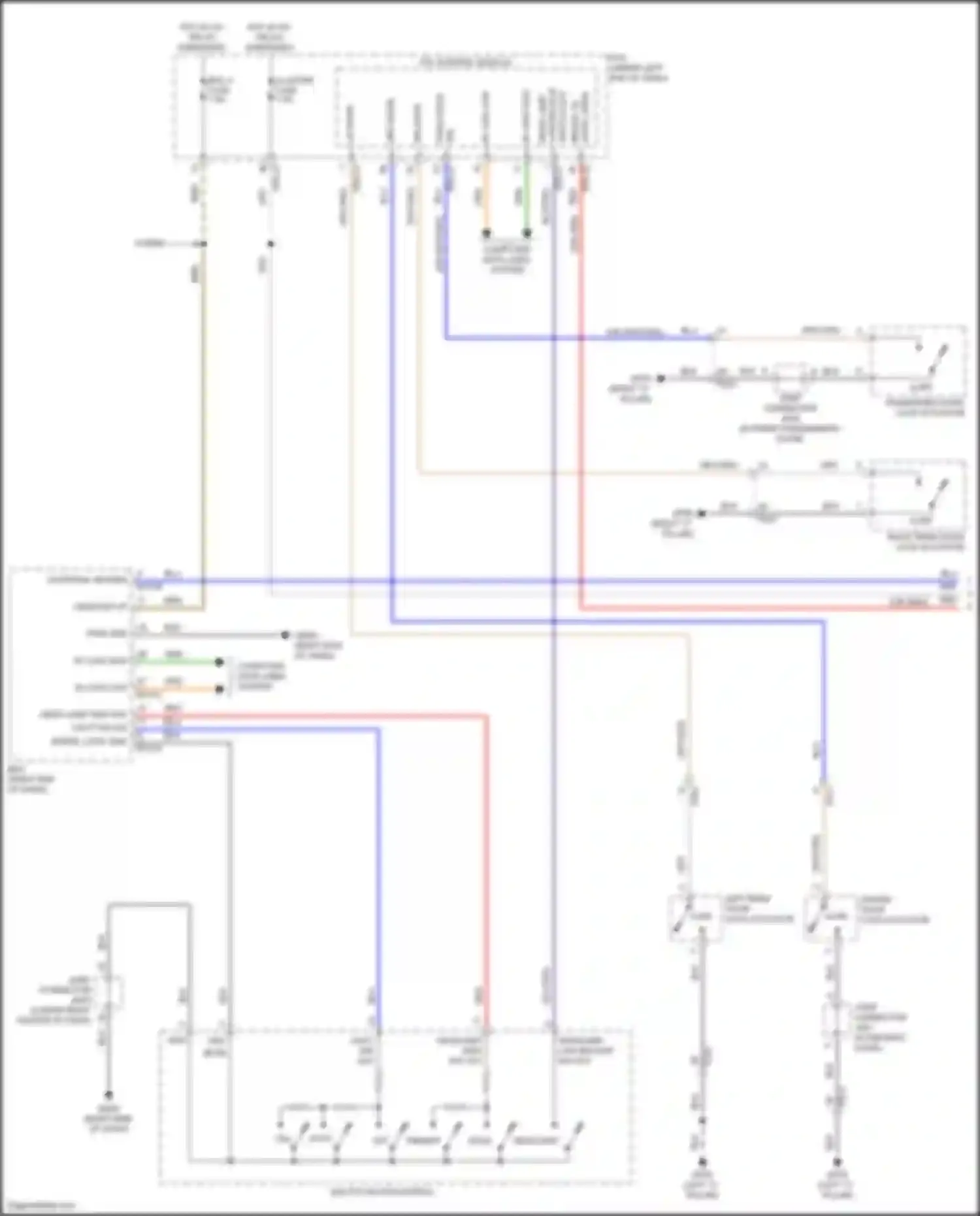 Santa Fe Hyundai V (2023-2024): Chime circuit (1 of 2)