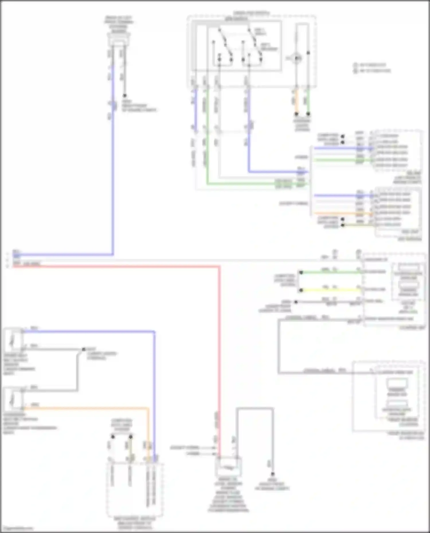 Santa Fe Hyundai V (2023-2024): Chime circuit (2 of 2)